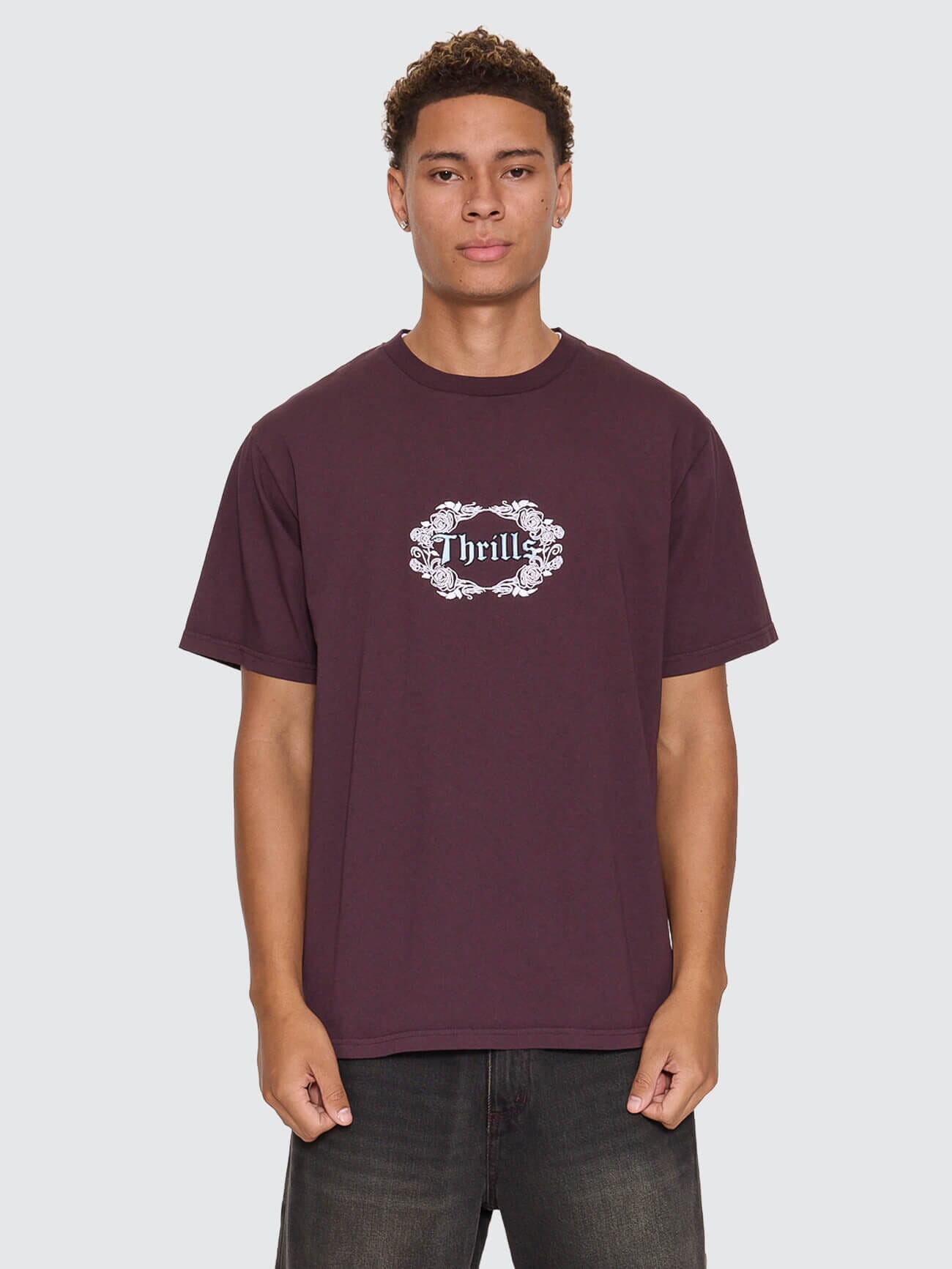 Wreath Of Desire Embro Merch Tee - Aubergine XS
