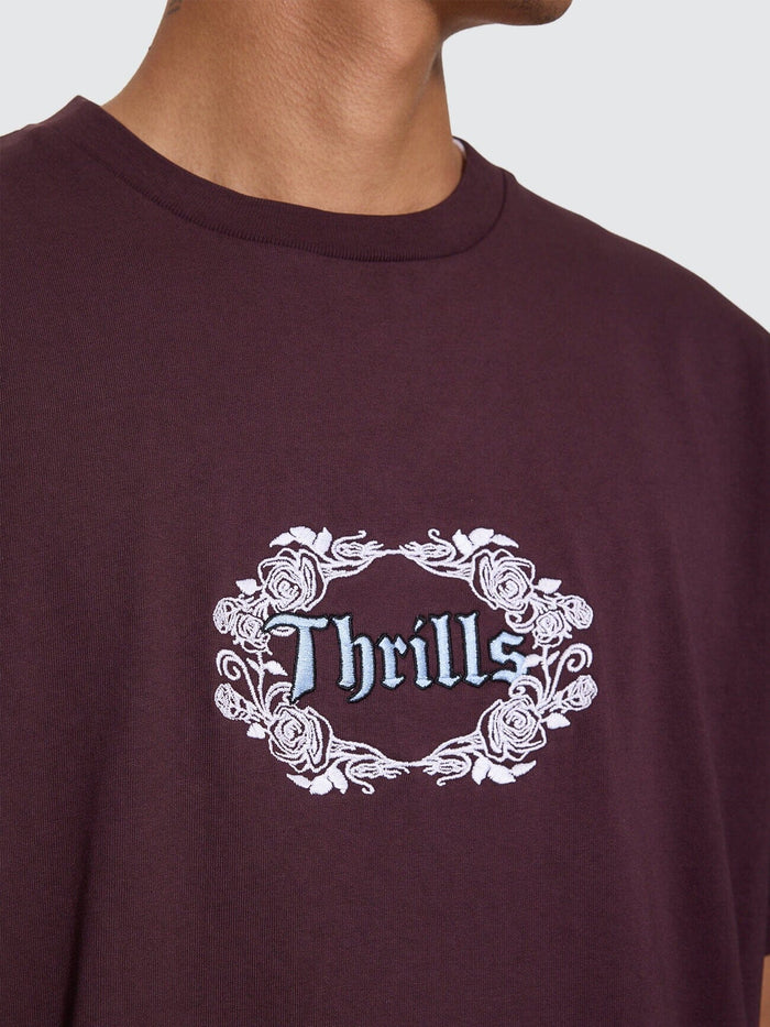 Wreath Of Desire Embro Merch Tee - Aubergine XS