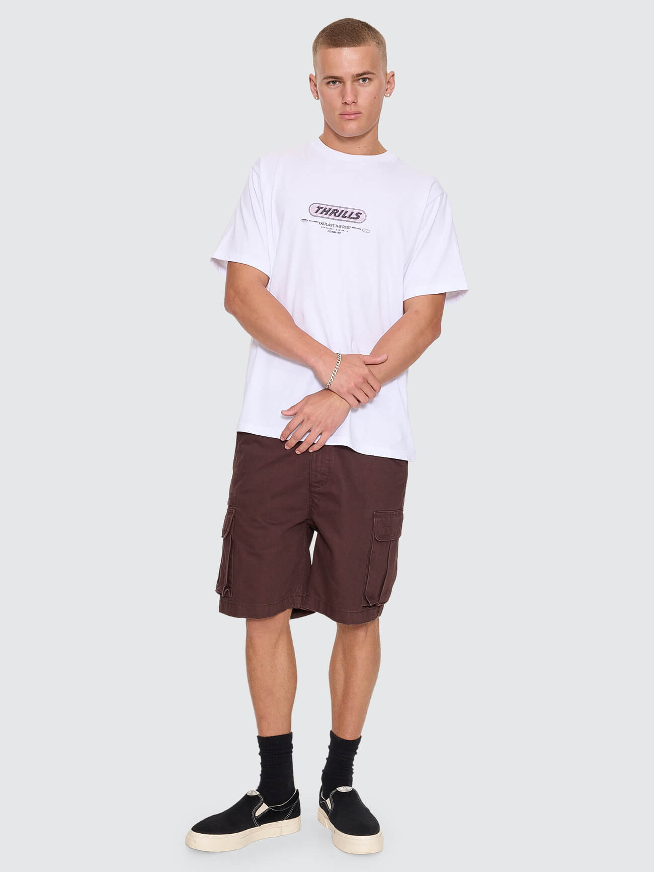 Slacker Union Cargo Short - Postal Brown 26