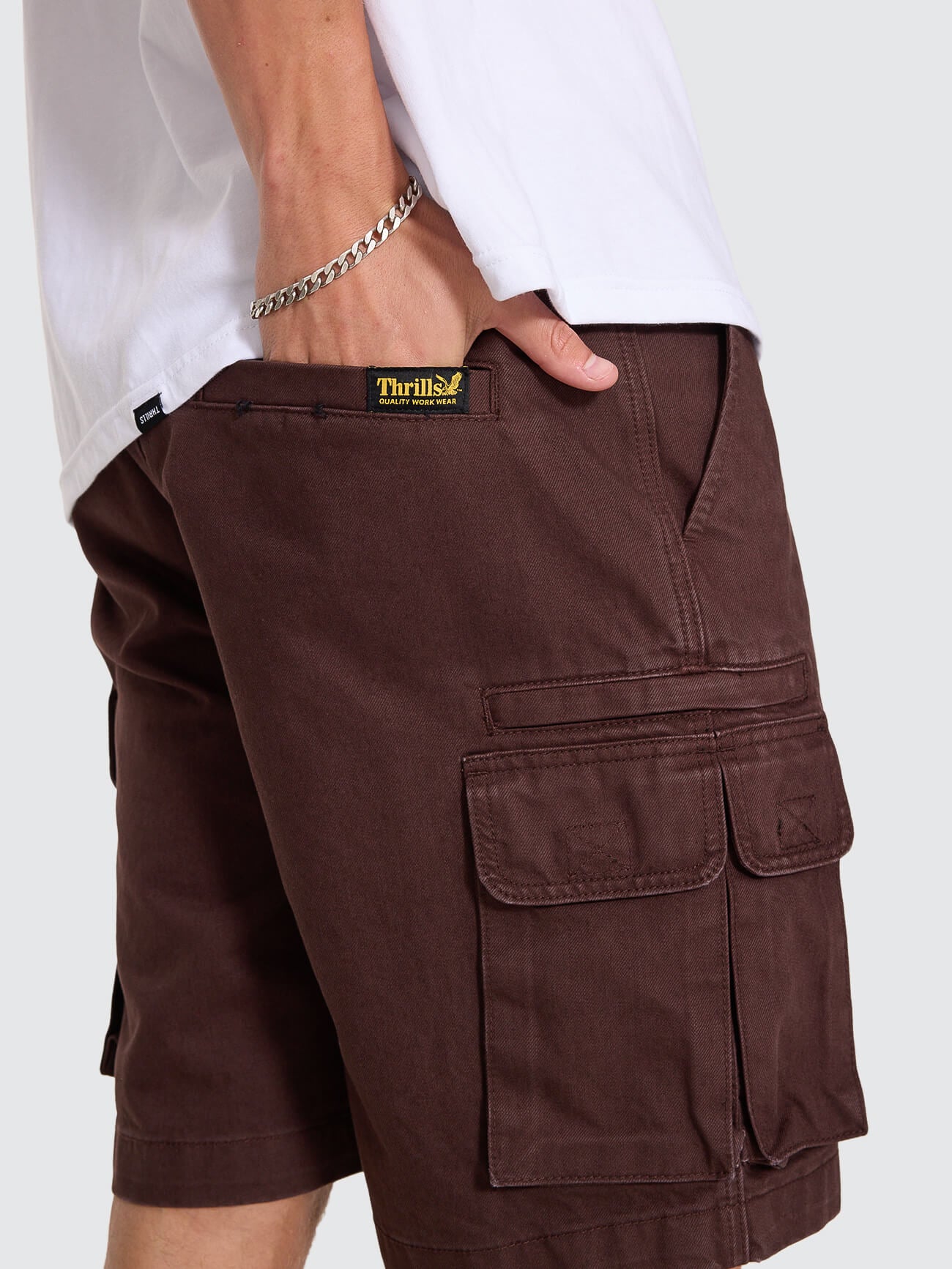 Slacker Union Cargo Short - Postal Brown 26