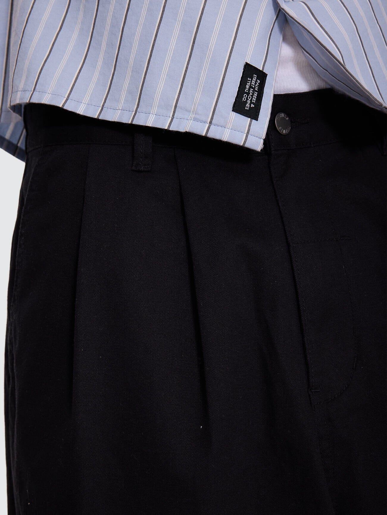 Chaos Barrel Leg Balloon Baggy Short - Black 26