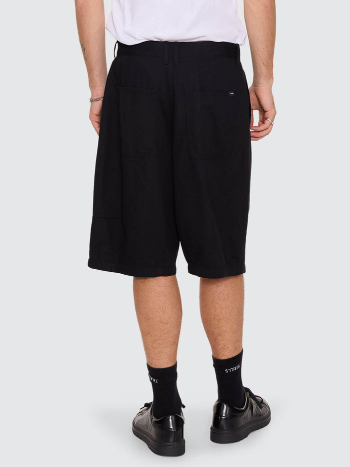 Chaos Barrel Leg Balloon Baggy Short - Black 26