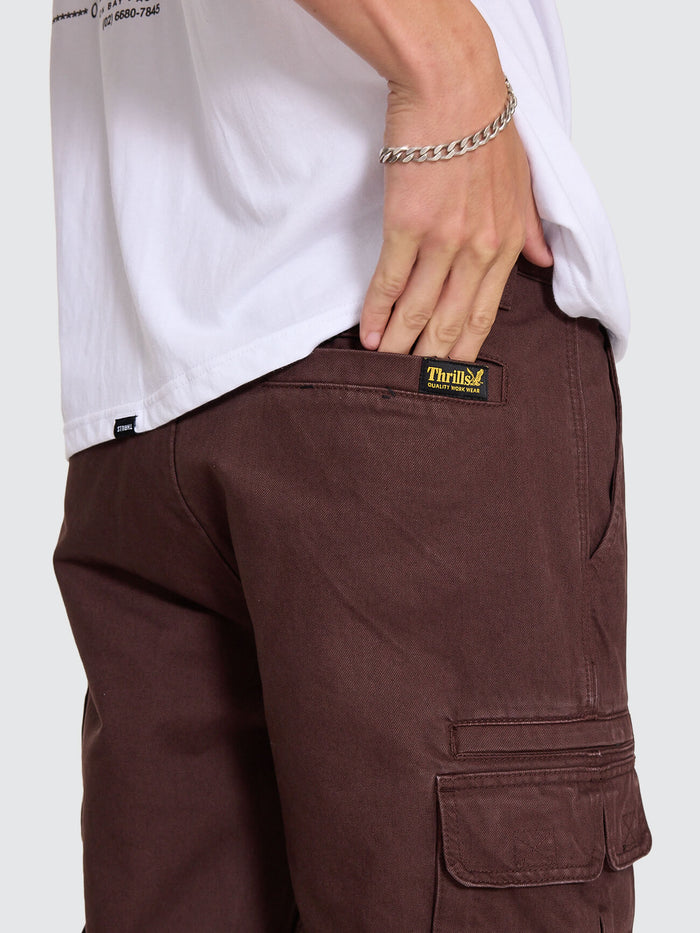 Slacker Union Cargo Pant - Postal Brown 26