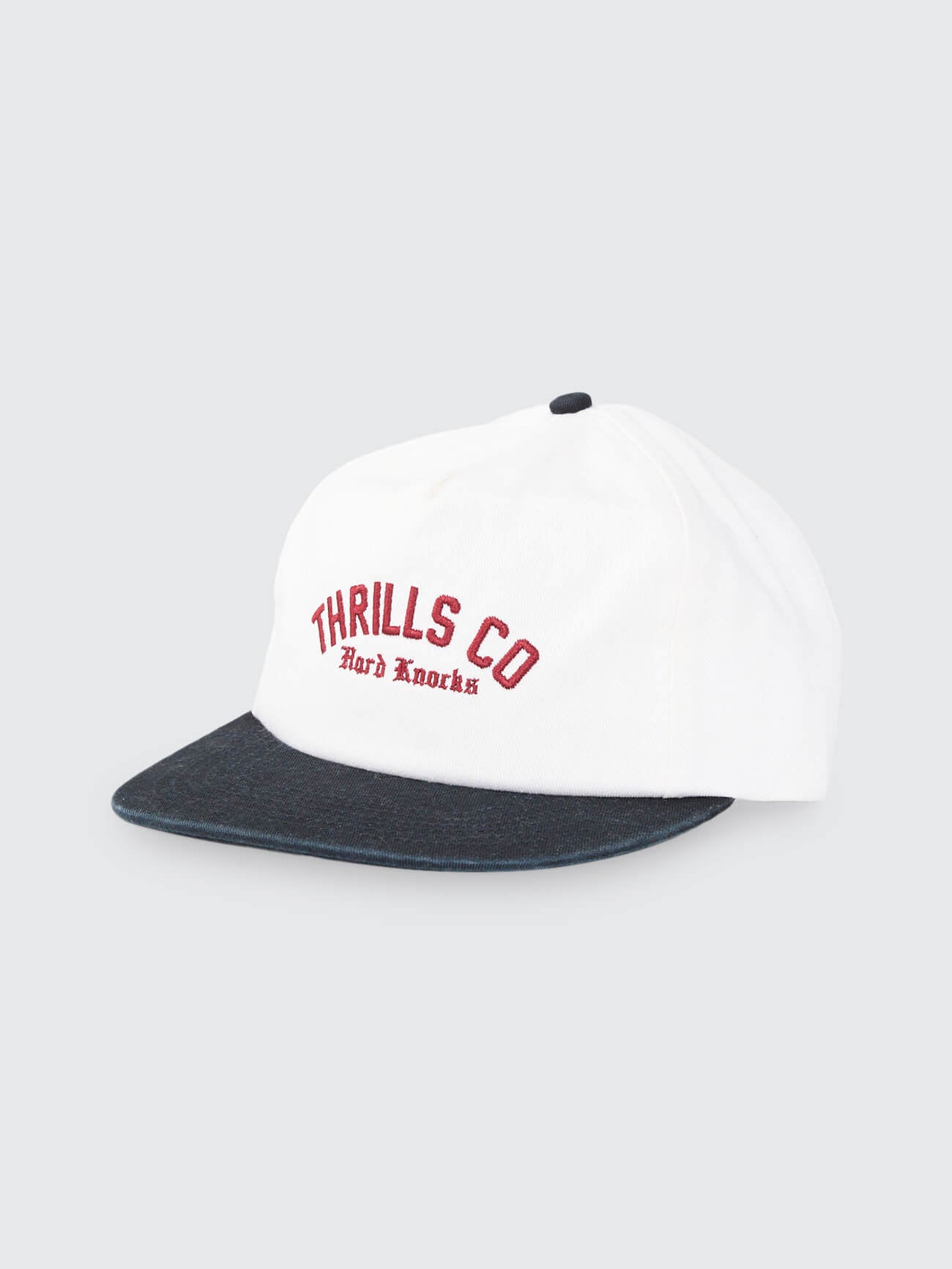 Hard Knocks College 5 Panel Cap - Marshmallow One Size