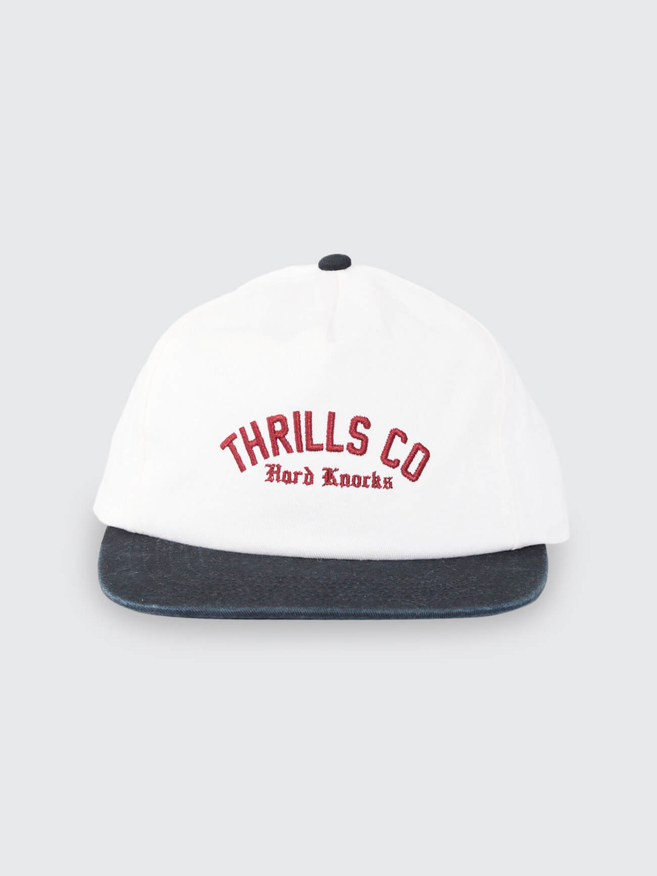 Hard Knocks College 5 Panel Cap - Marshmallow One Size