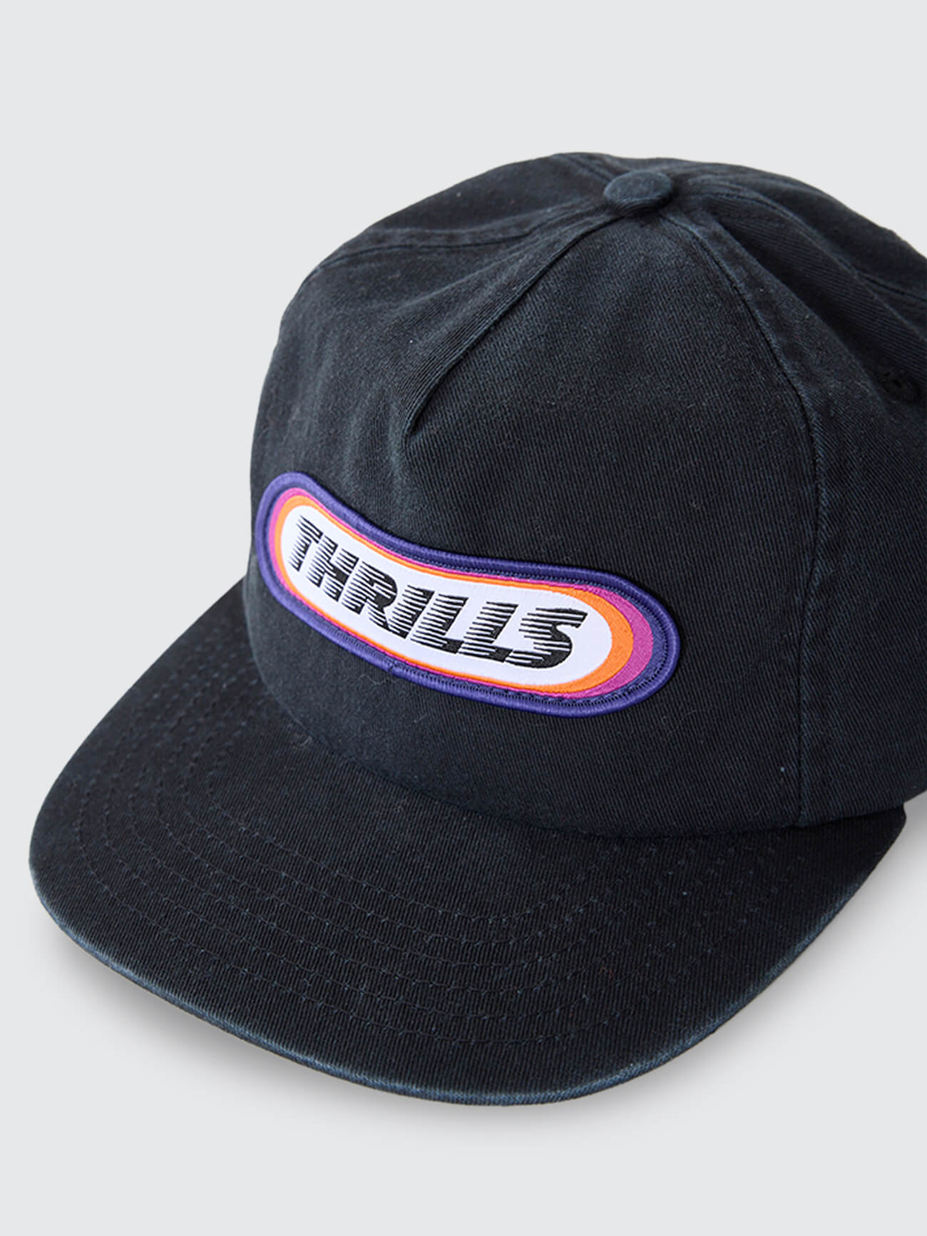 Built To Win 5 Panel Cap - Black One Size