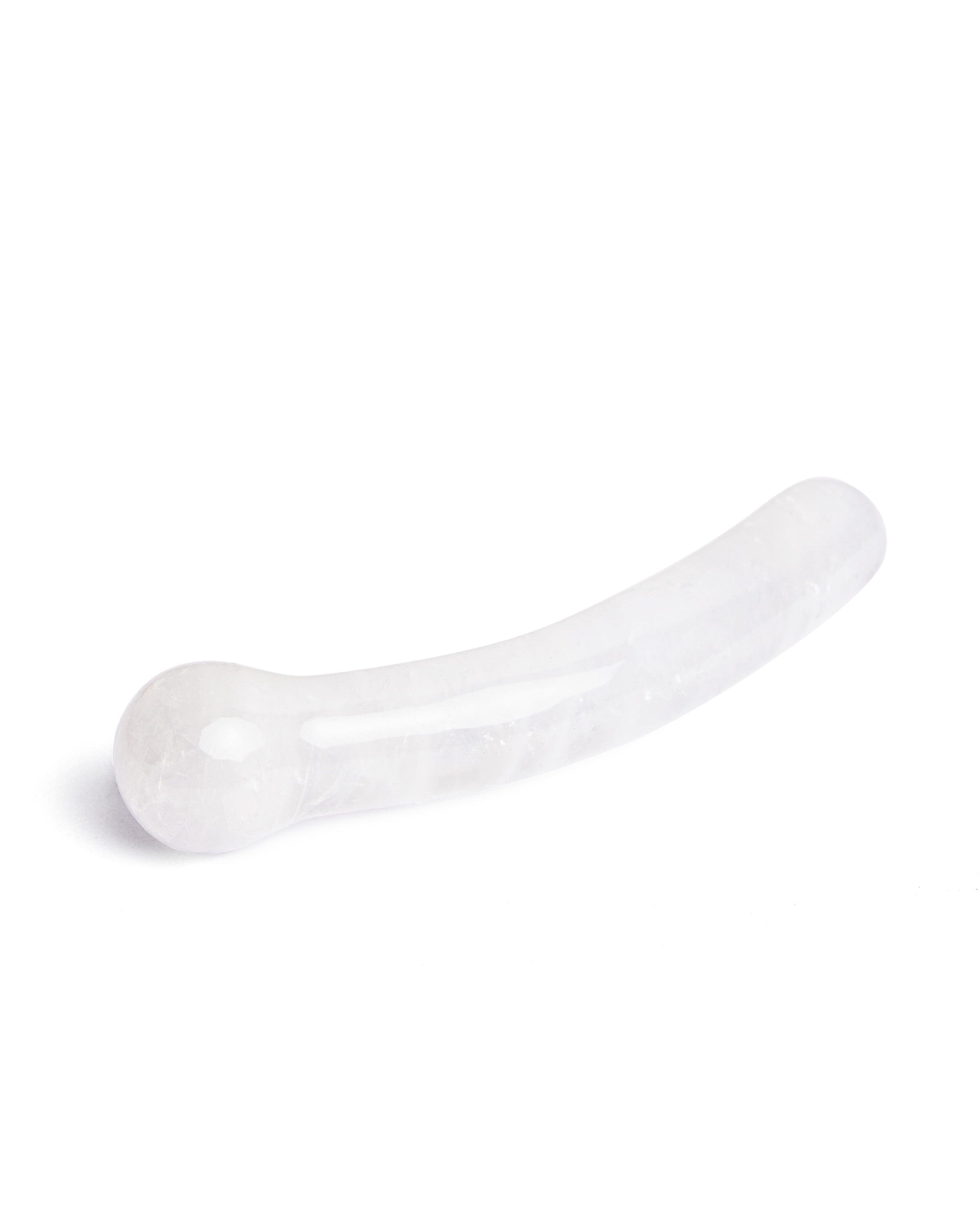 The Juliet Pleasure Wand Clear Quartz Curve - Clear