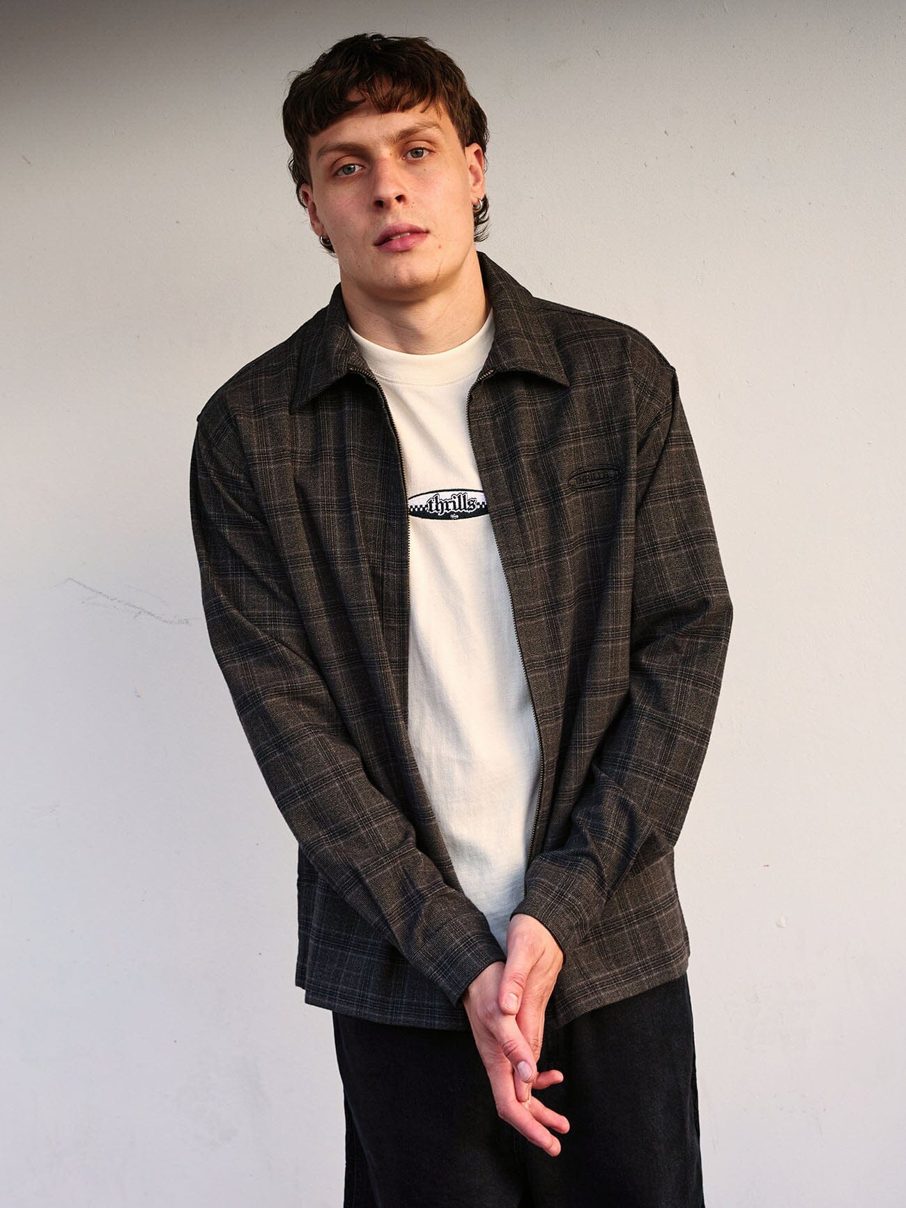 Jacob Long Sleeve Zip Jacket - Black