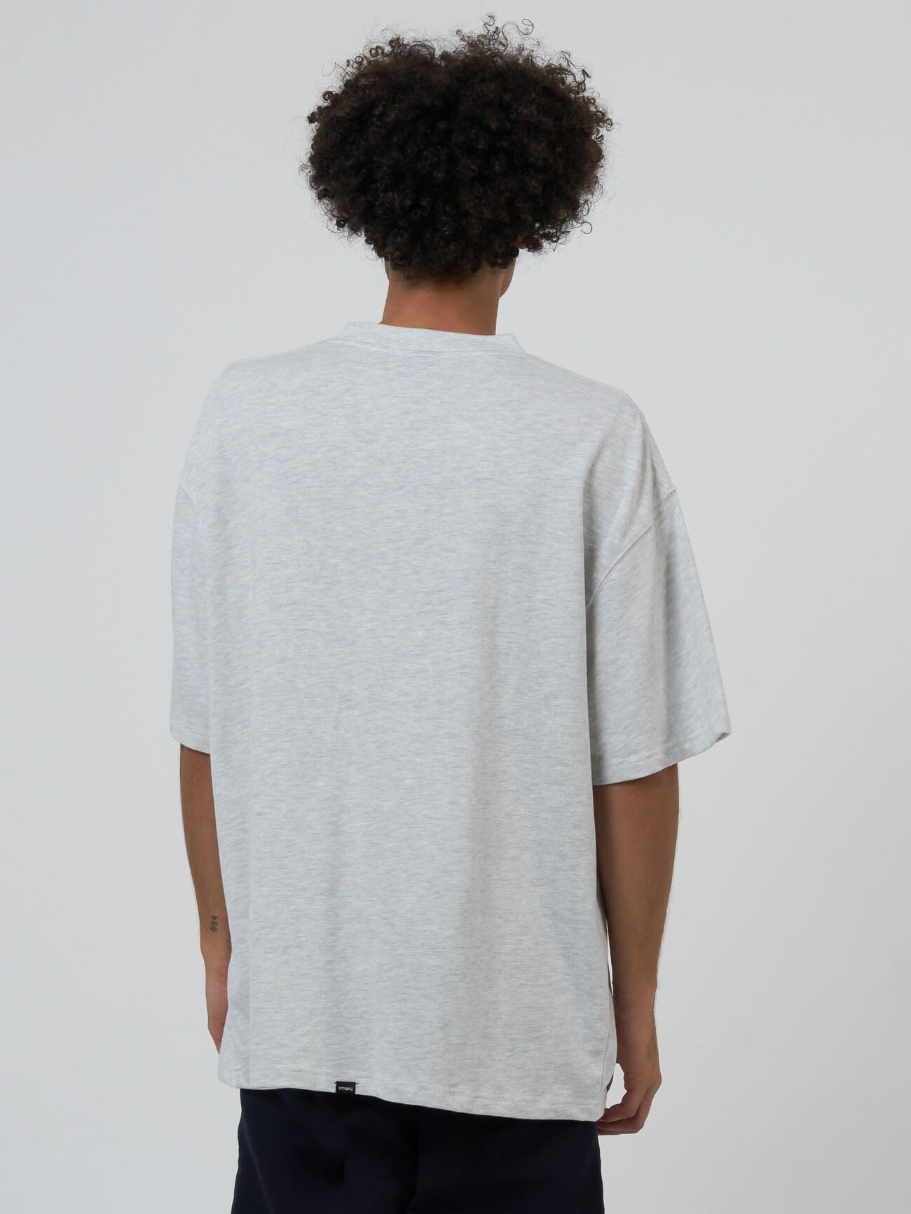 Redshirt Box Fit Oversize Tee - White Marle