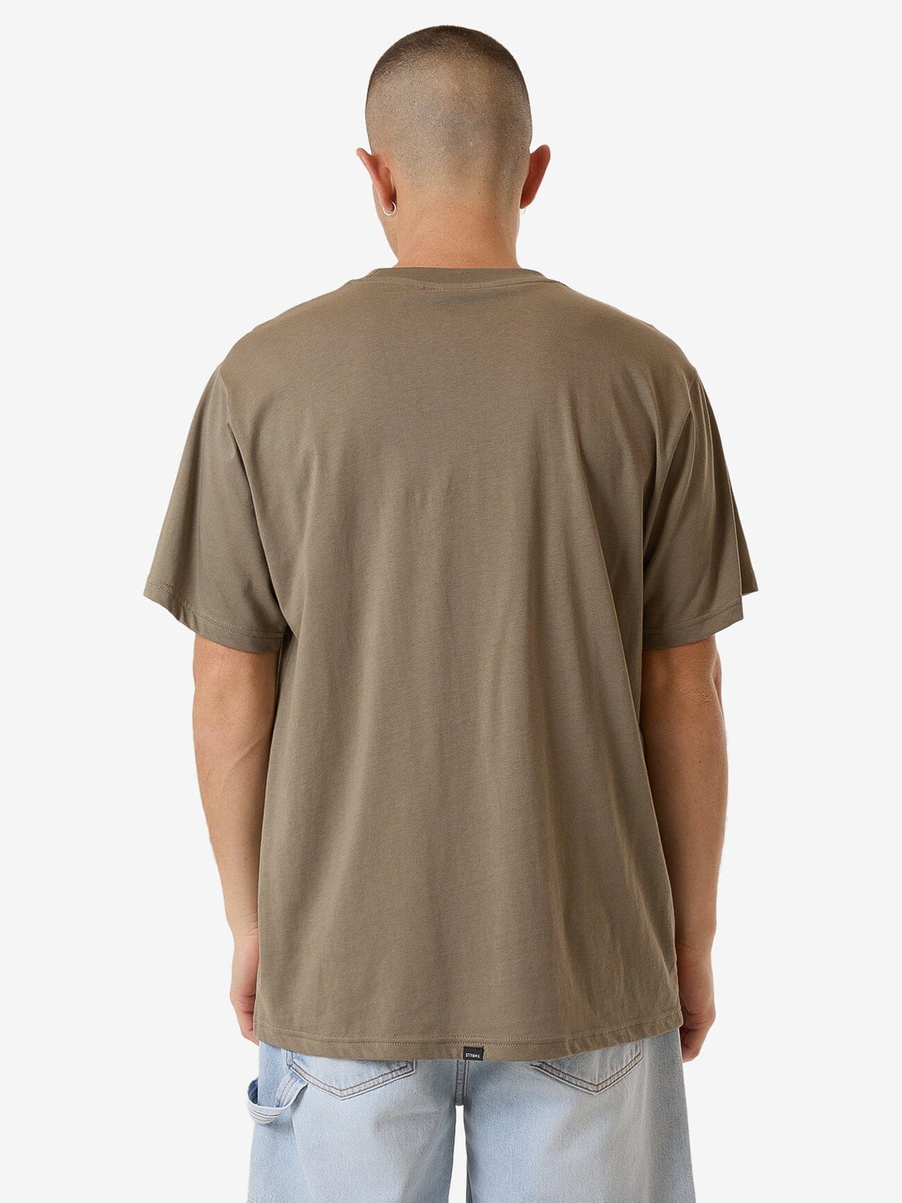 Minimal Thrills Merch Fit Tee - Brindle XS