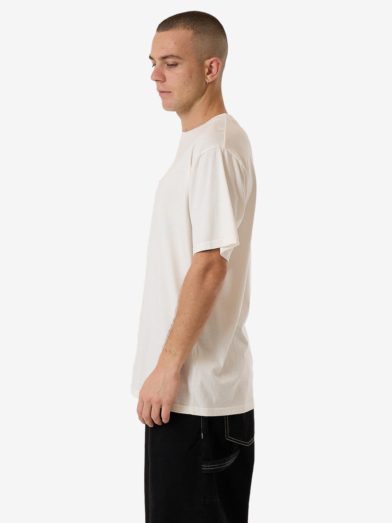 Higher Road Merch Fit Tee - Heritage White XS