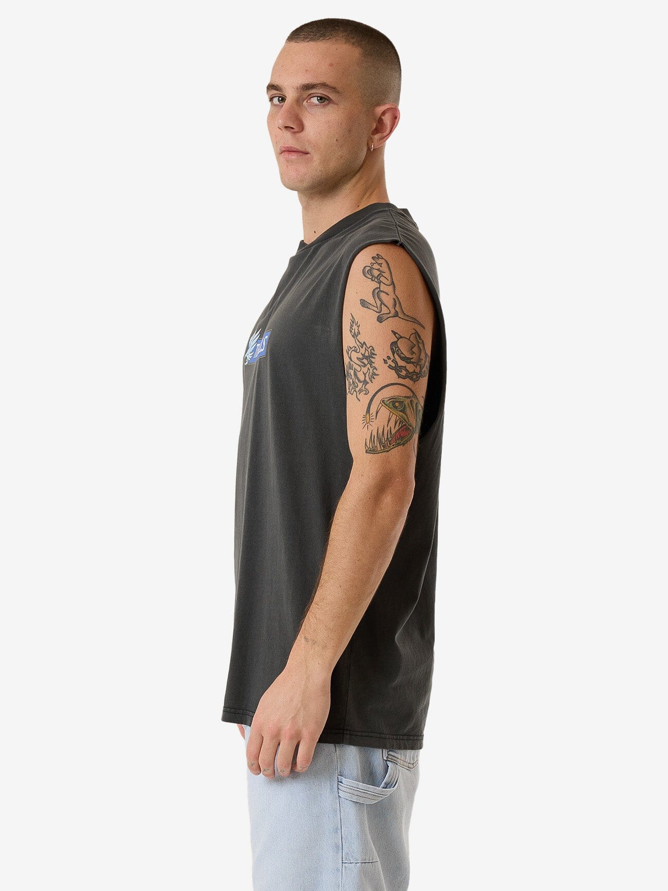 Allegiance Merch Fit Muscle Tee - Merch Black XS