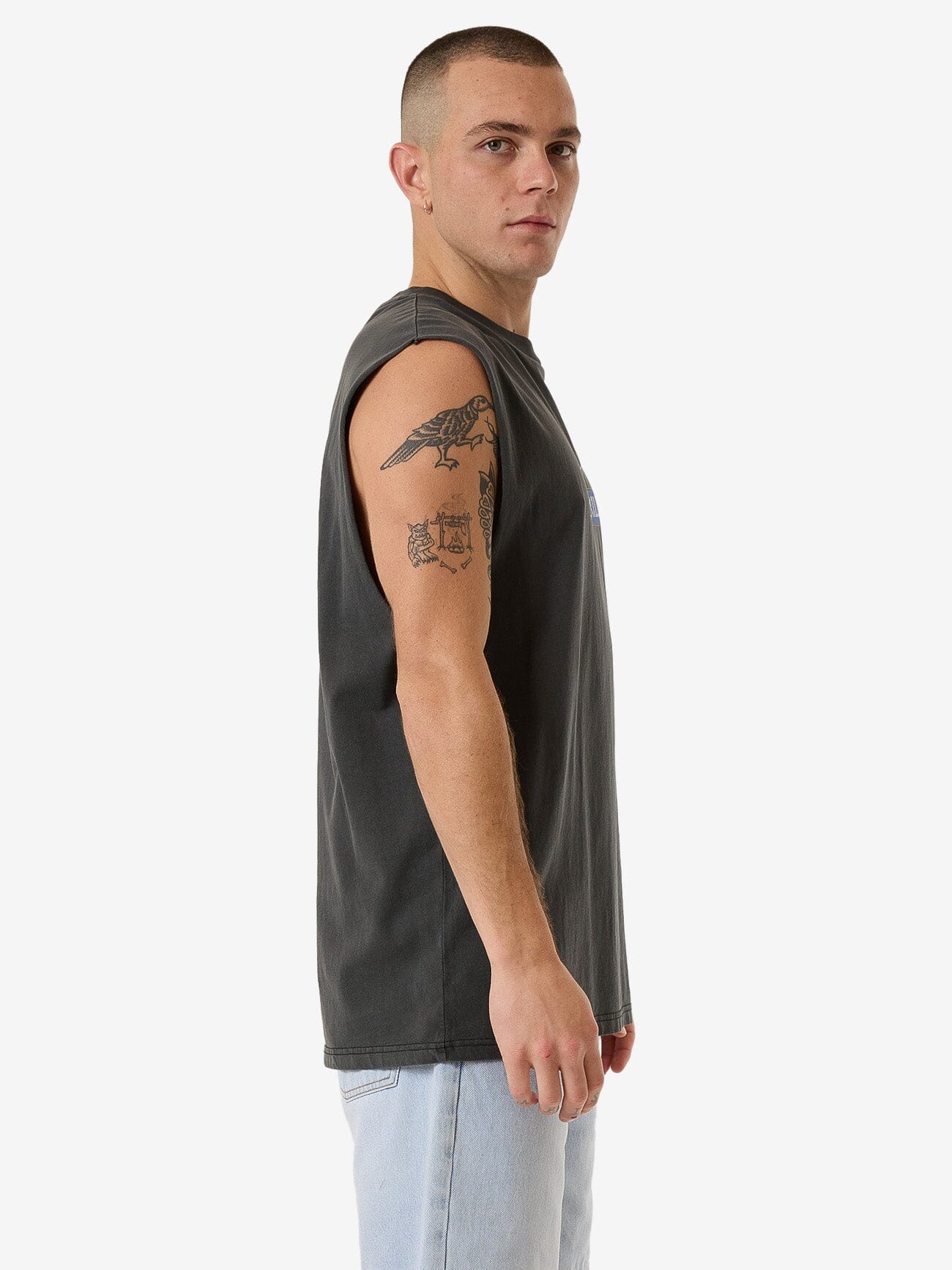 Allegiance Merch Fit Muscle Tee - Merch Black XS