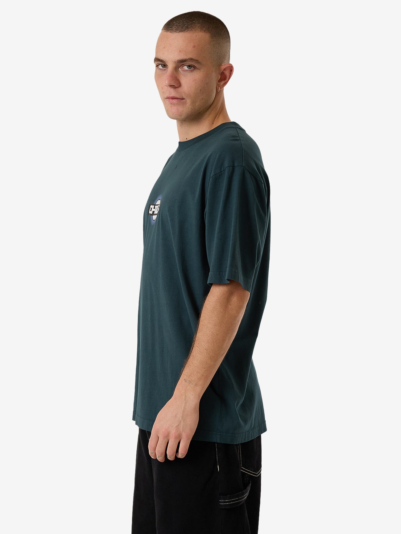 Reverb Oversize Fit Tee - Jasper Green XS