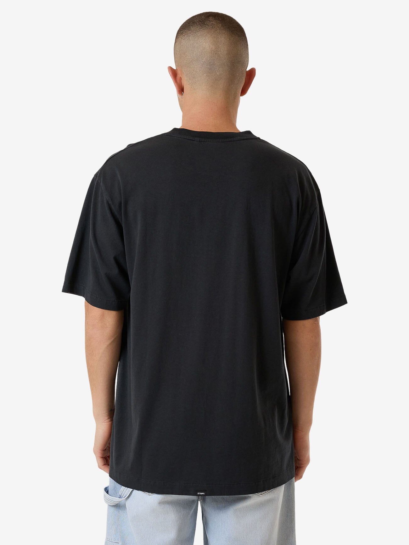 Swan Song Oversize Fit Tee - Black XS