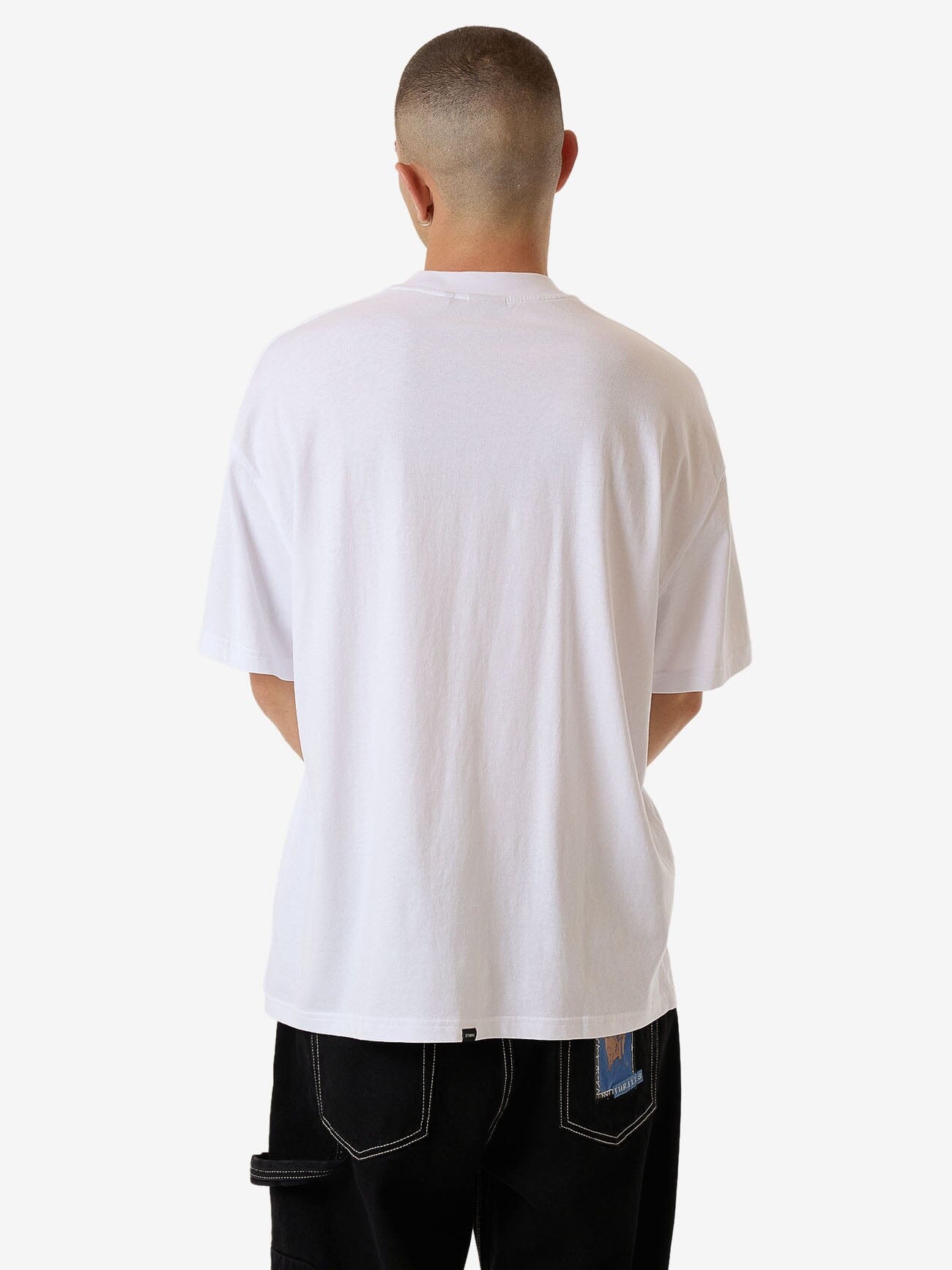 Come & Believe Box Fit Oversize Tee - White XS