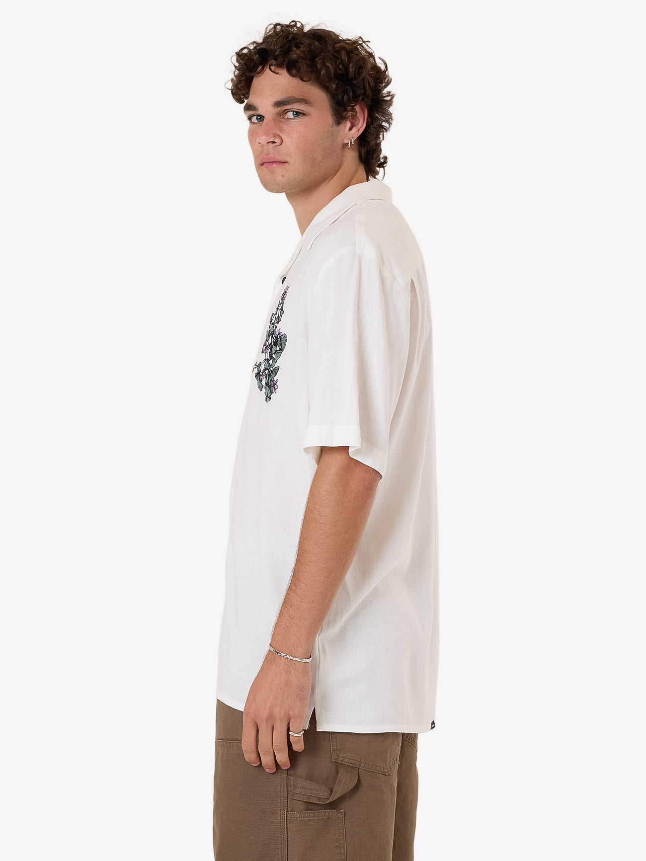 New Growth Bowling Shirt - Heritage White