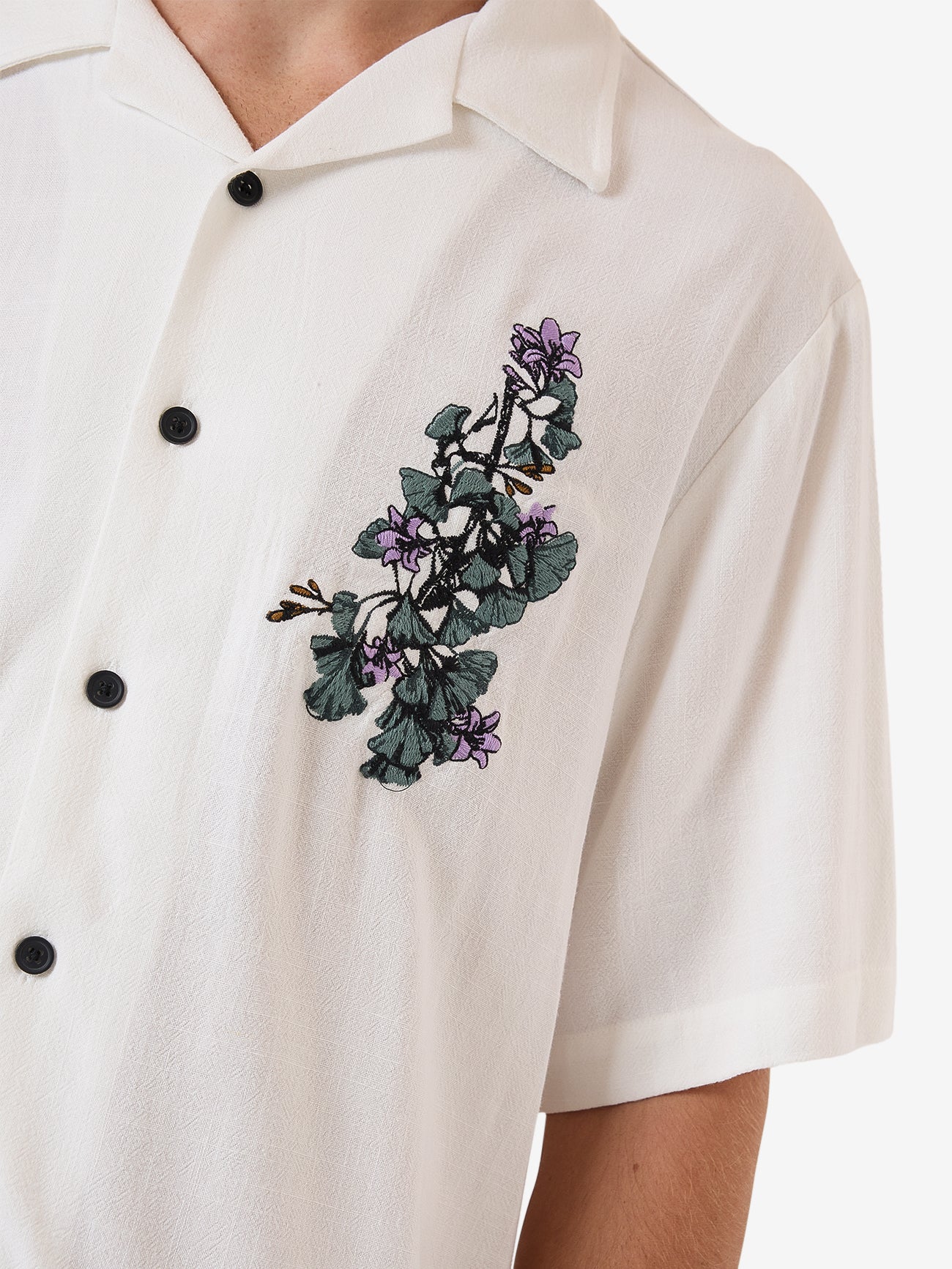 New Growth Bowling Shirt - Heritage White