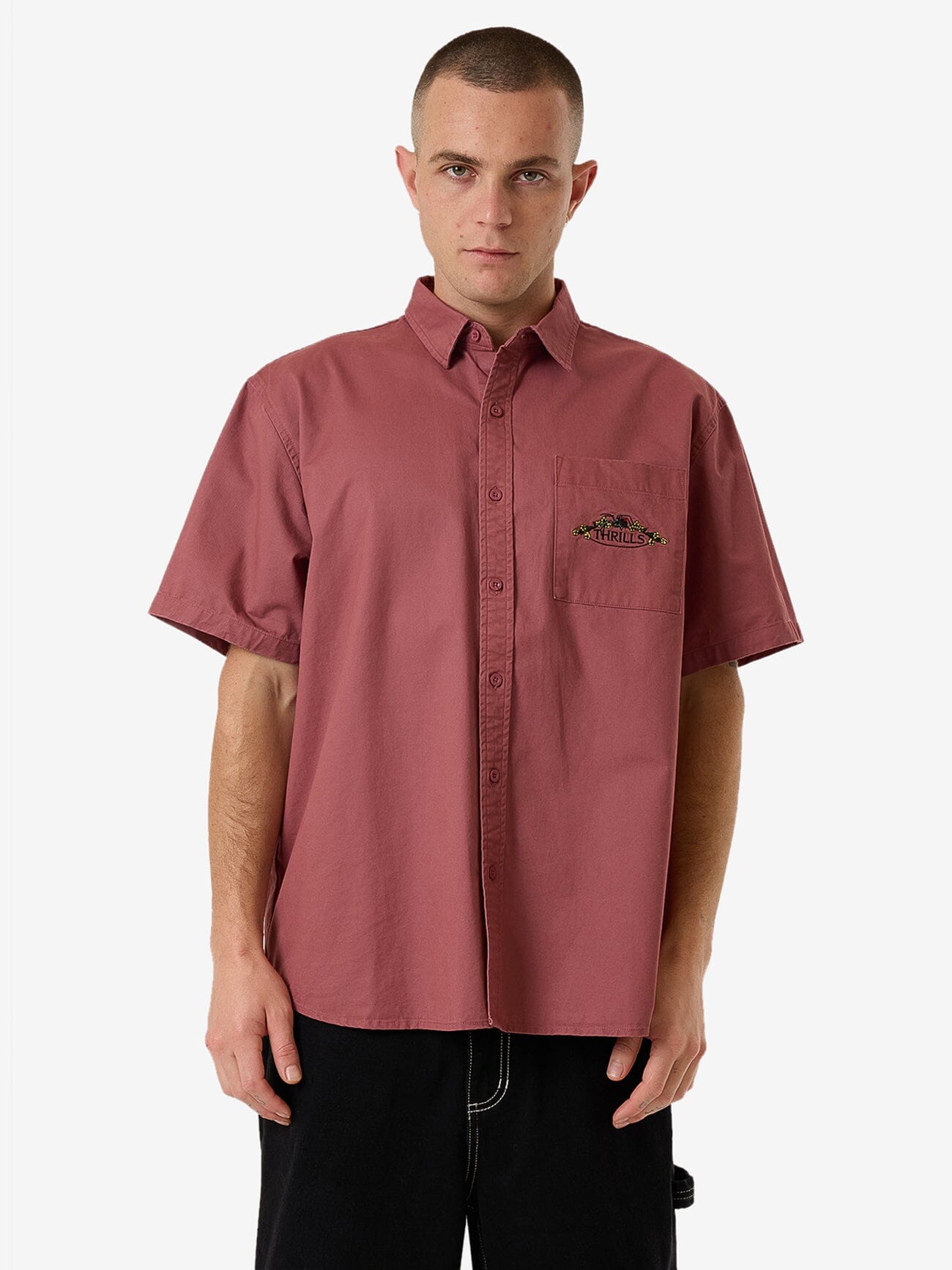 Deadly Garden Short Sleeve Shirt - Hawthorn Rose XS