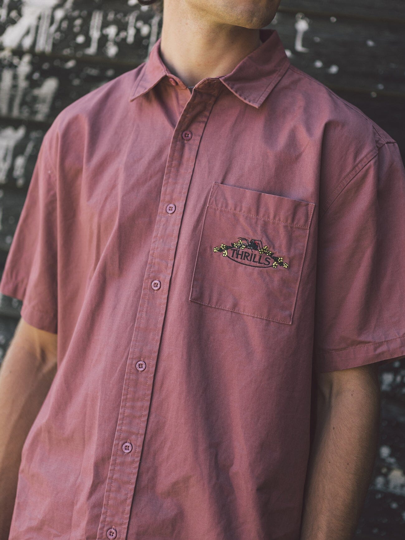 Deadly Garden Short Sleeve Shirt - Hawthorn Rose