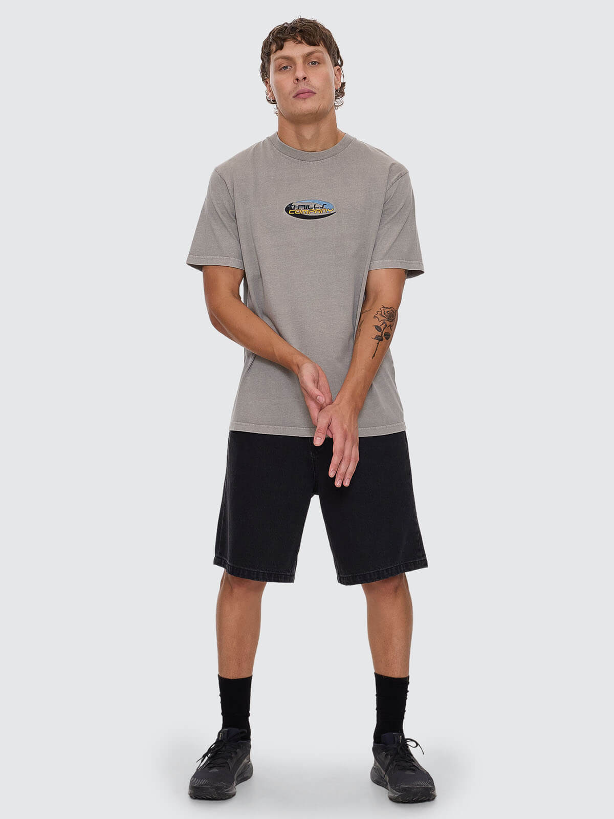 Track Record Merch Fit Tee - Fog XS