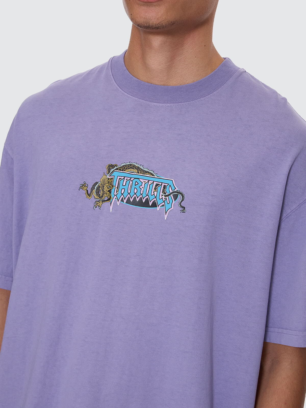 Lair Box Fit Oversize Tee - Foundation Purple XS