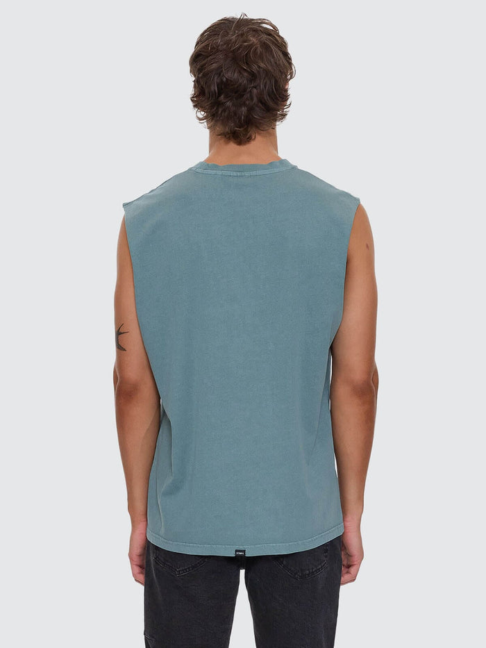A Haven For The Restless Merch Fit Muscle Tee - Green Coast XS