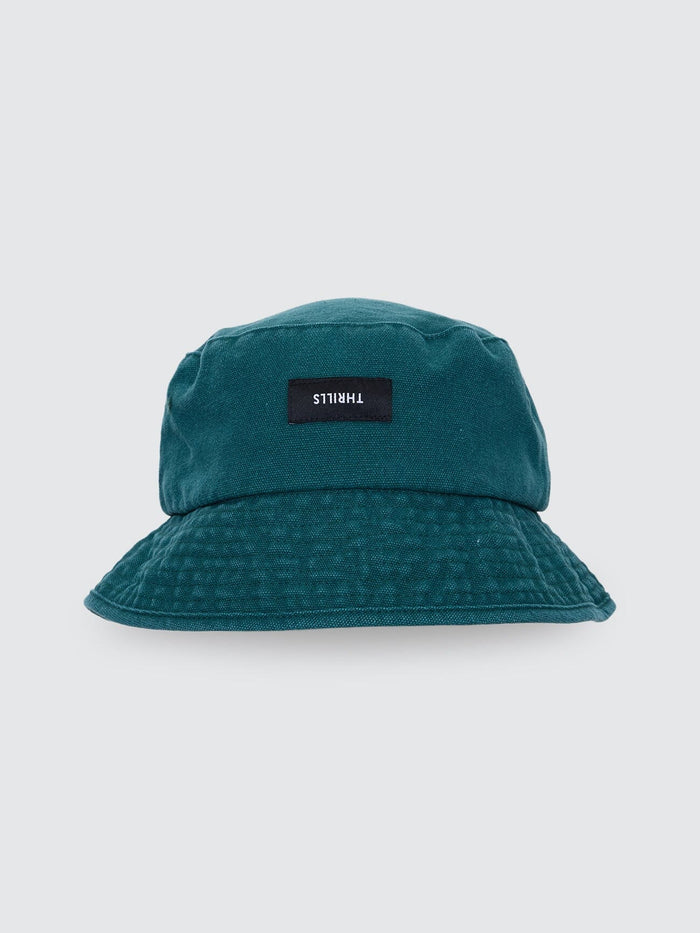 Minimal Thrills Bucket Hat - Jasper Green