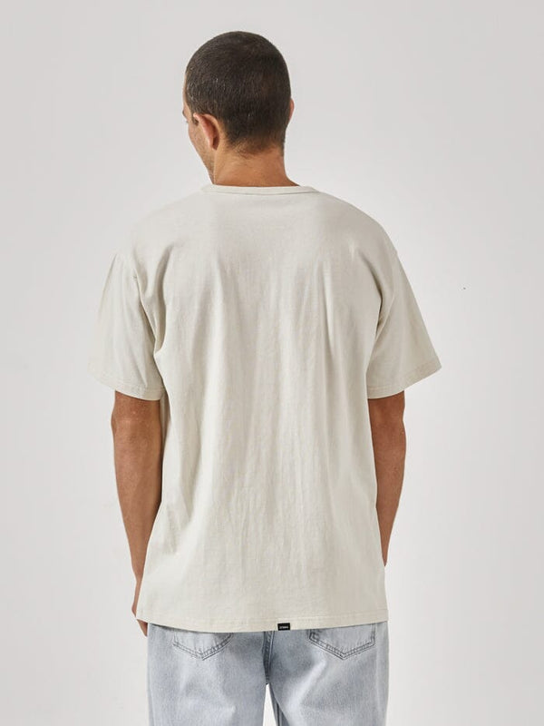 Thrills Workwear Embro Box Fit Tee - Heritage White