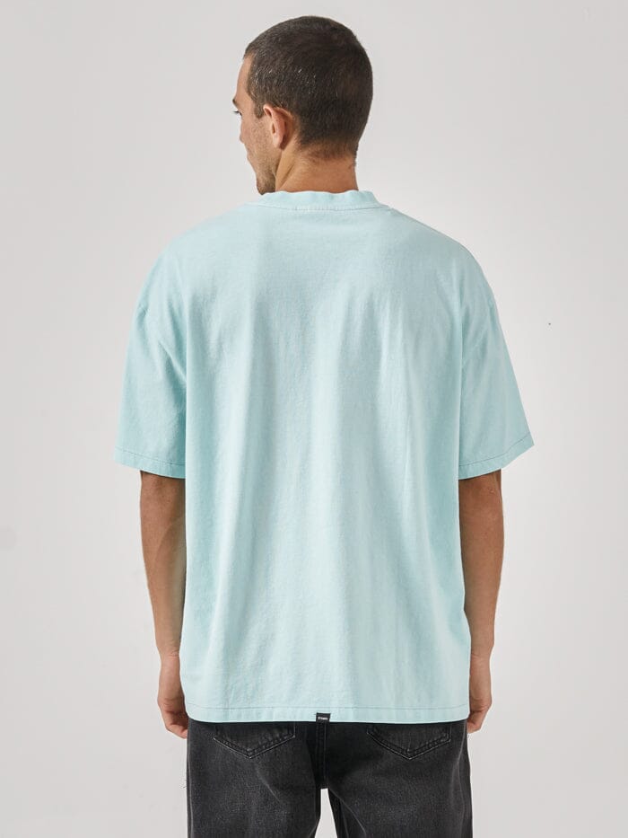 Enigma Box Fit Oversize Tee - Icy Morn