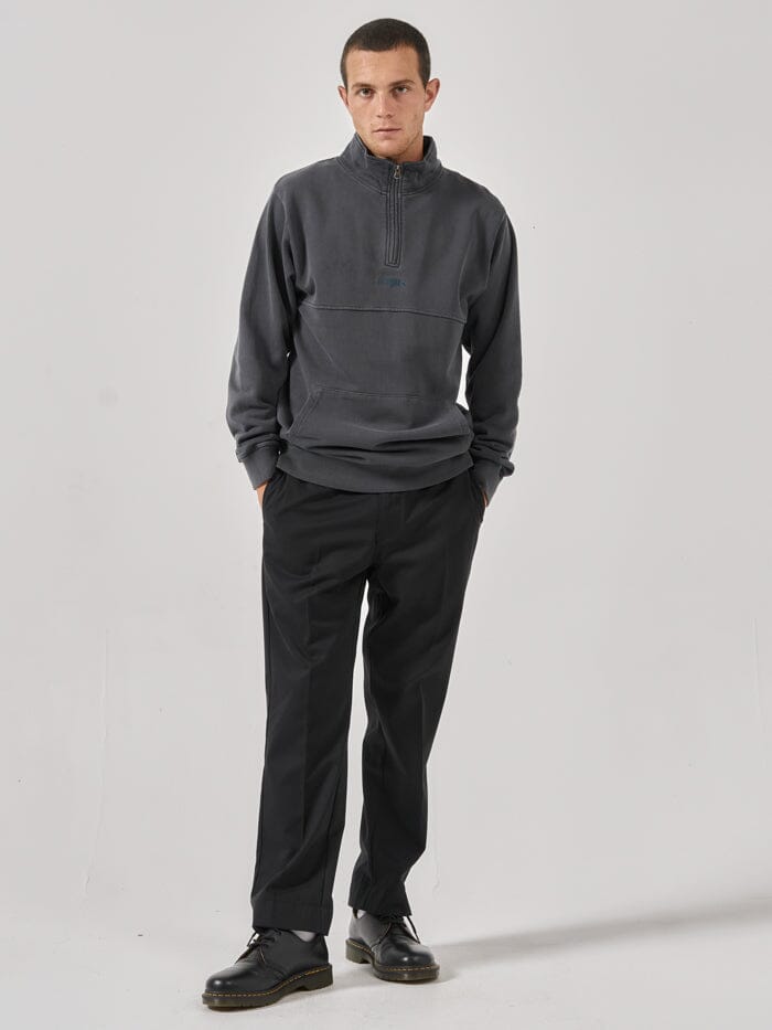 Half zip fleece with on sale pockets