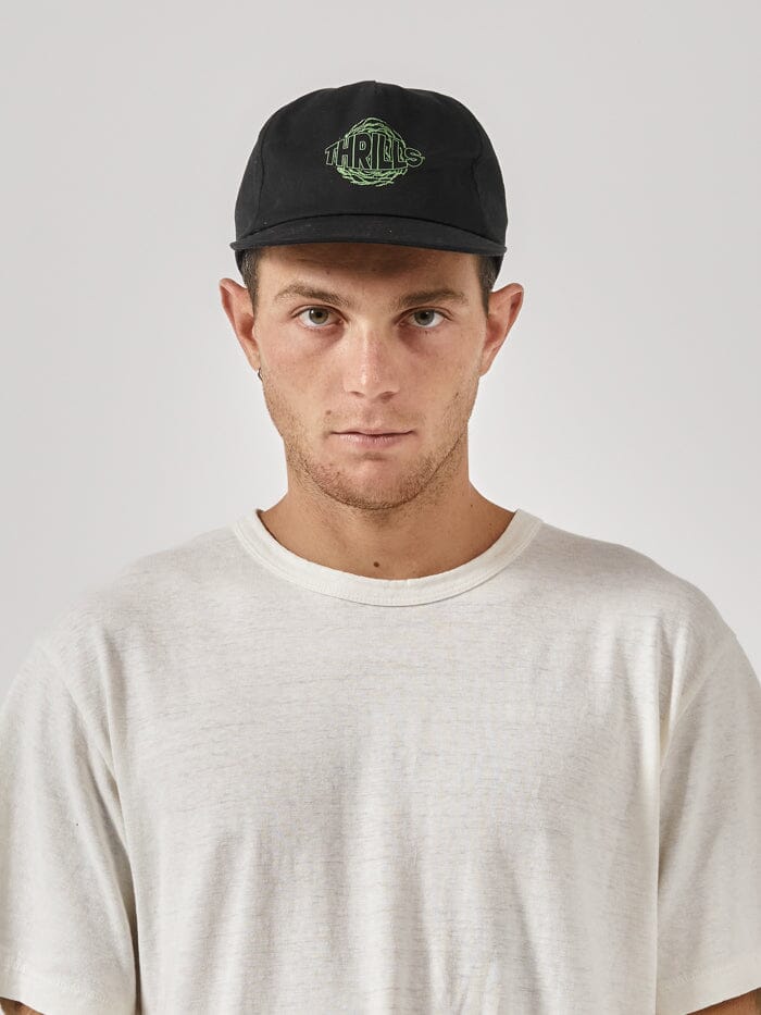 Spectral Recordings 5 Panel Cap - Washed Black