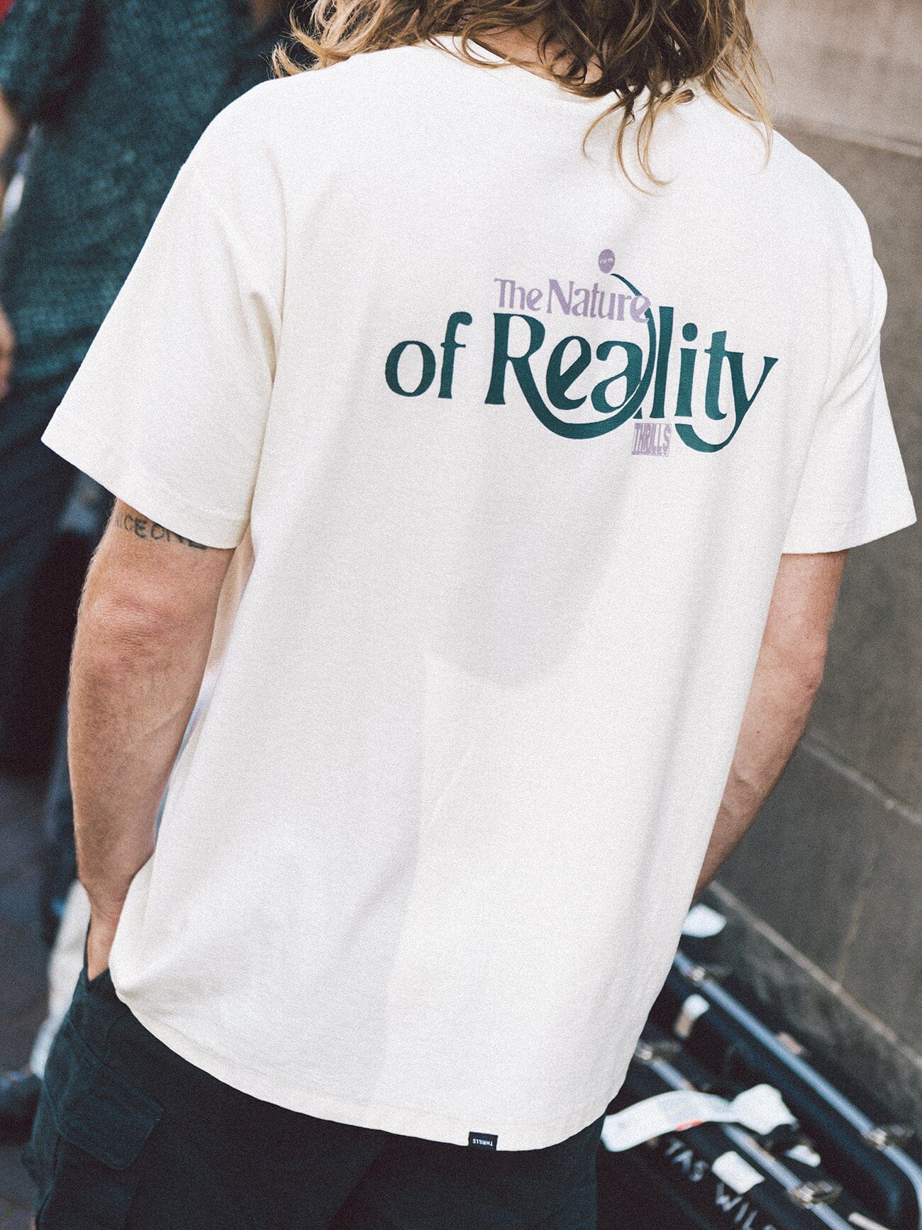 The Nature Of Reality Merch Fit Tee - Heritage White
