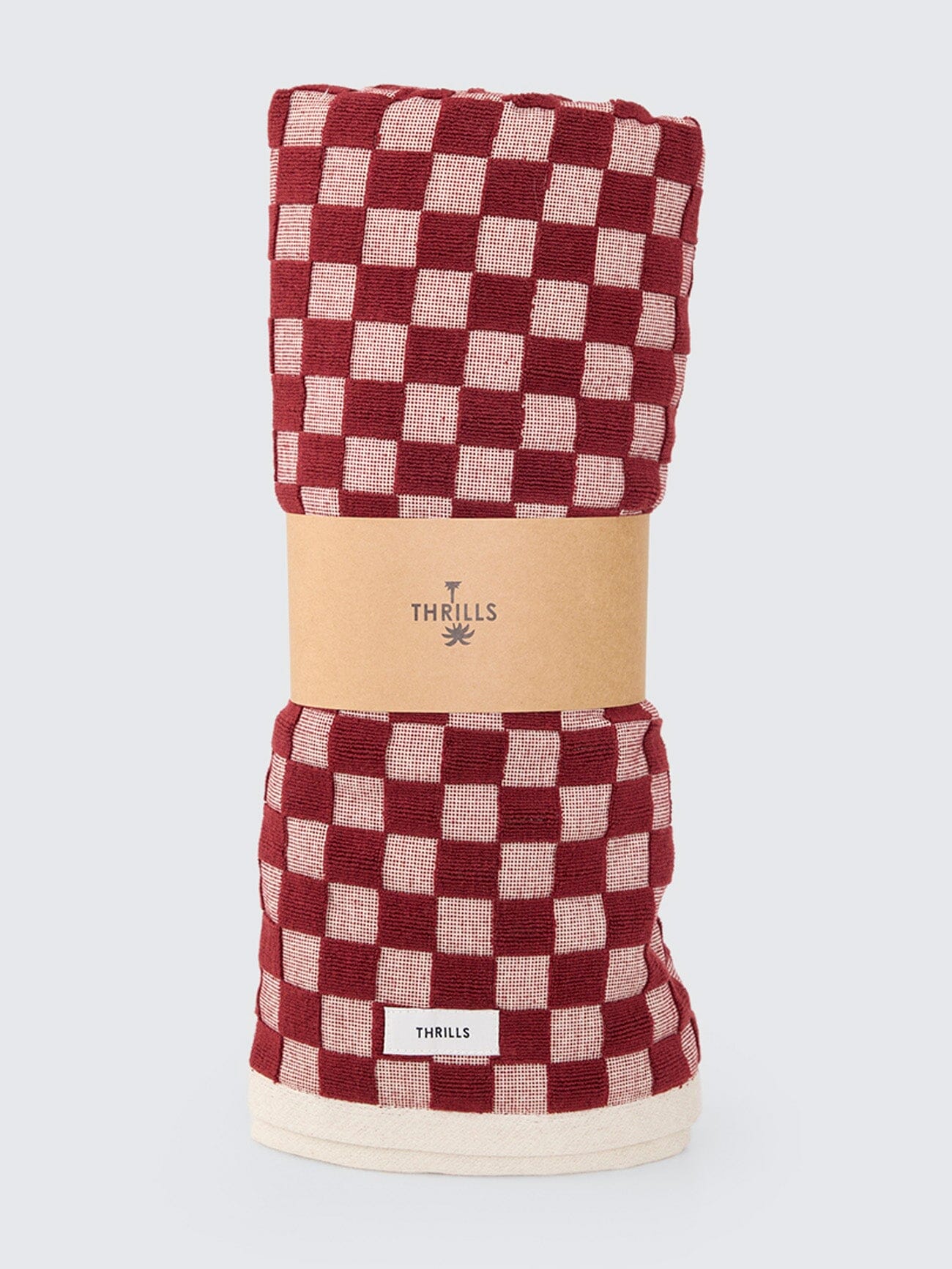 Aalto Terry Towel - Syrah - Bone White