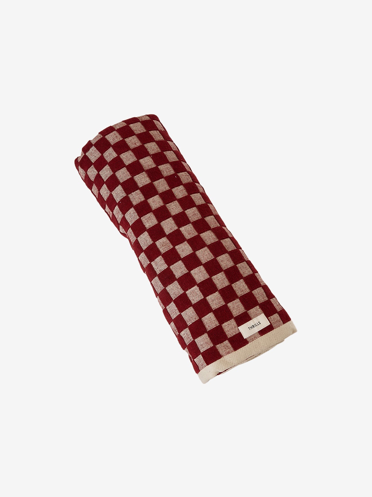 Aalto Terry Beach Towel - Syrah - Bone White One Size