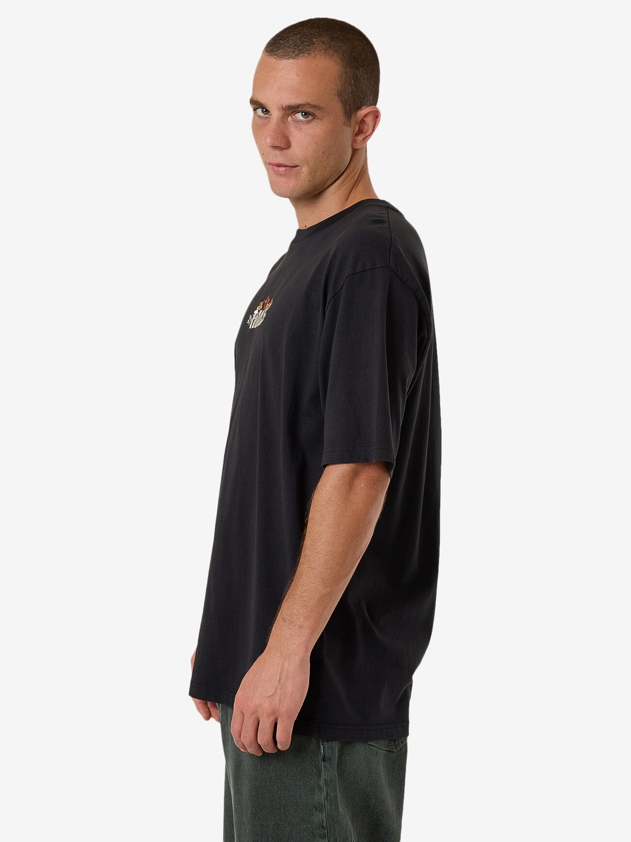 Natural Thrills Oversize Fit Tee - Twilight Black XS