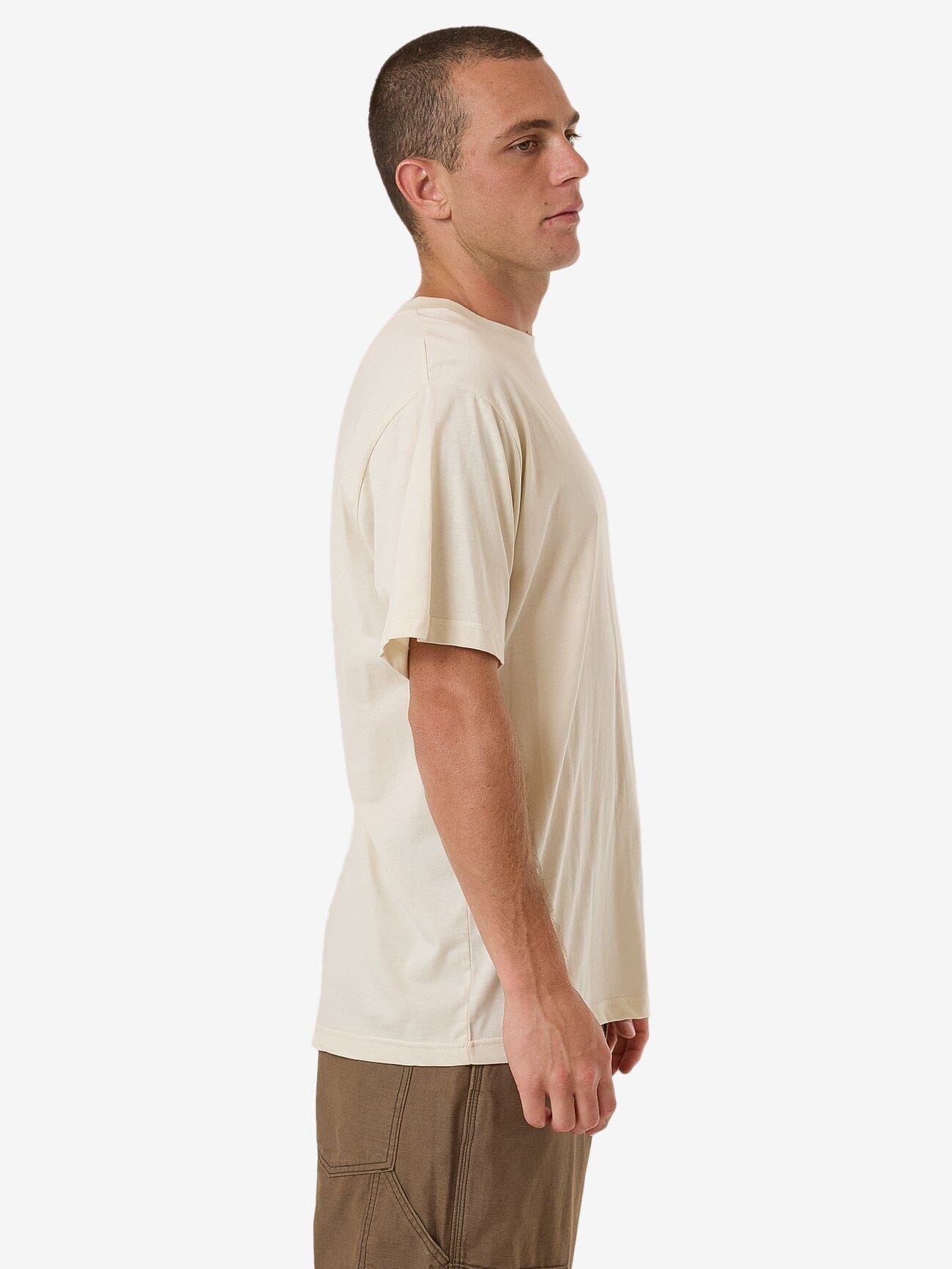 Minimal Thrills Merch Fit Tee - Heritage White XS