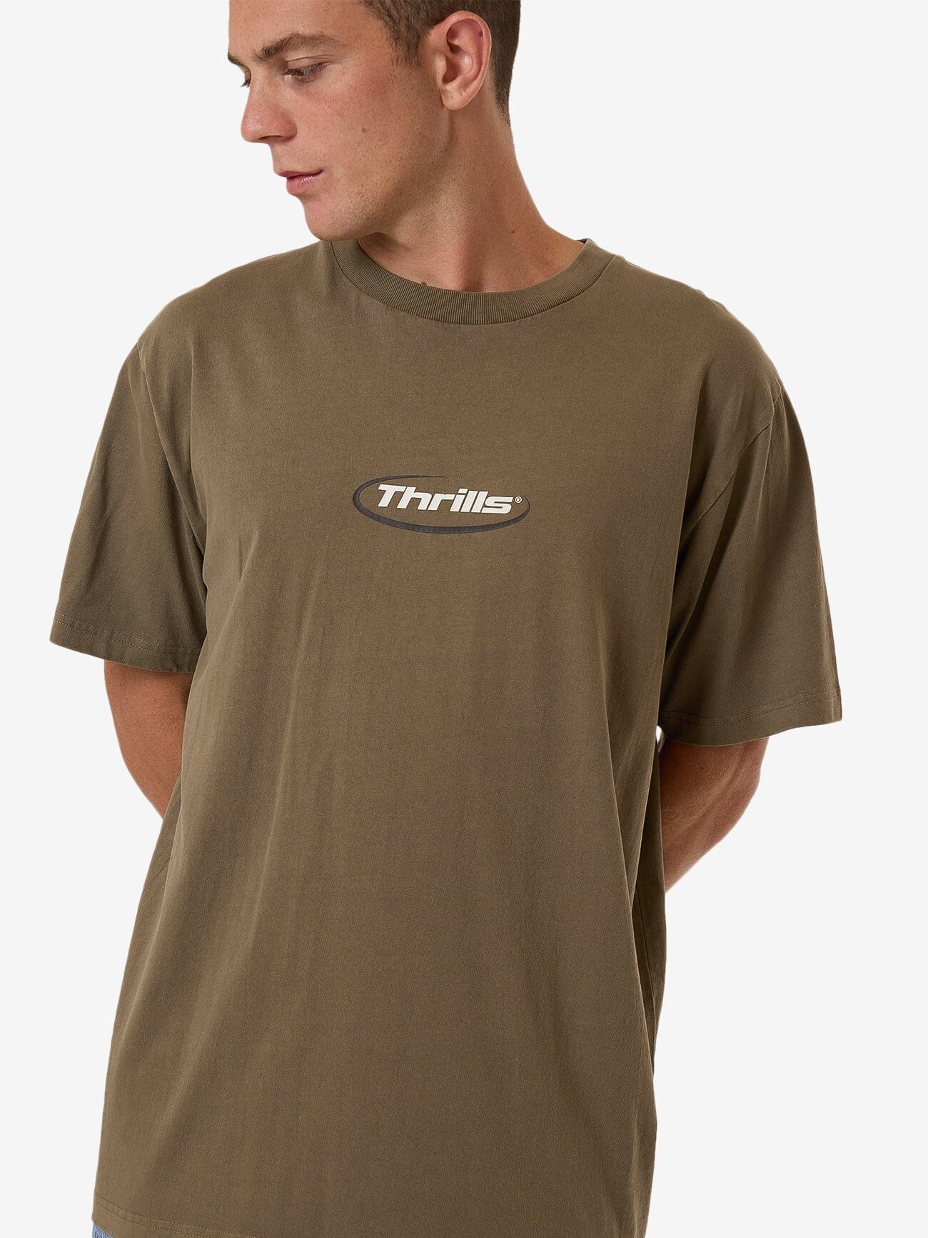 Pharm Merch Fit Tee - Desert XS