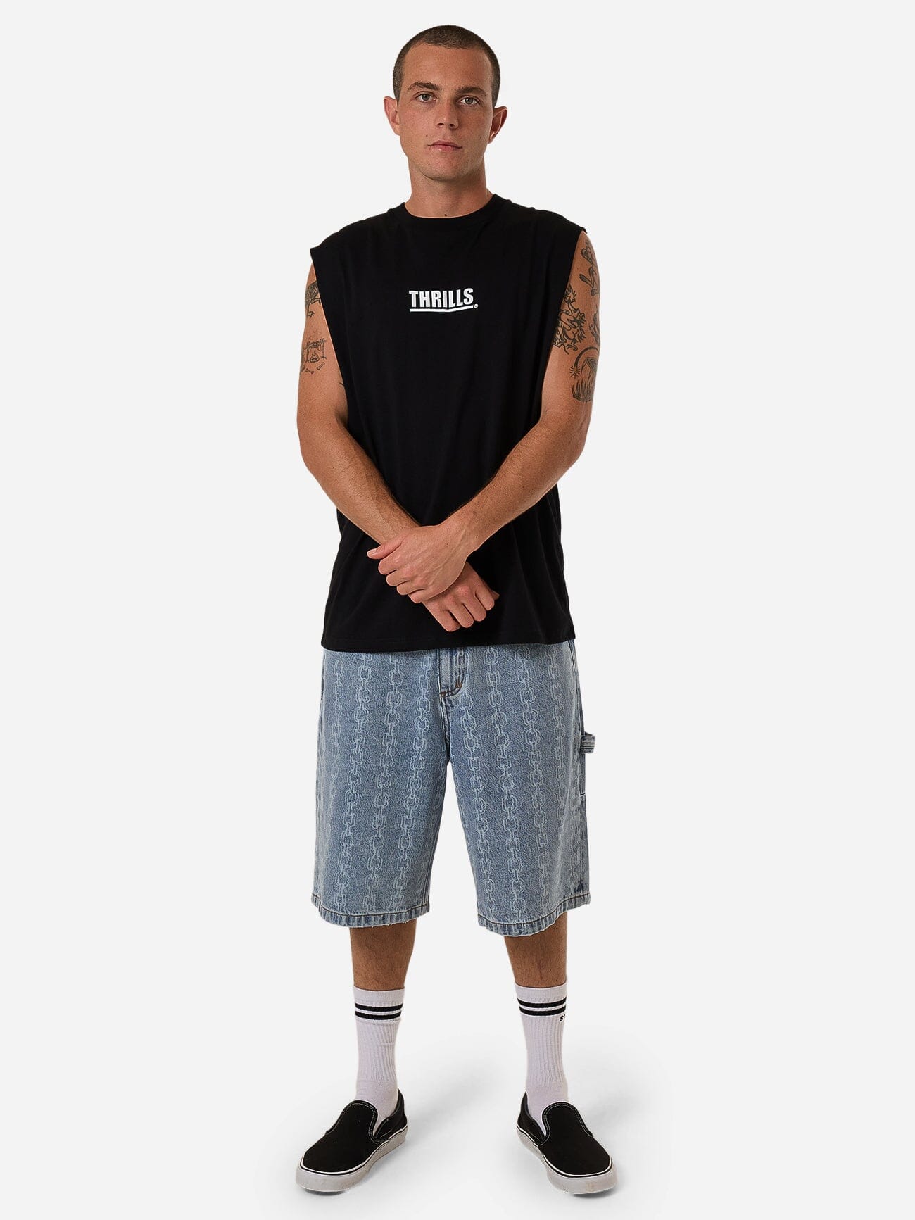 Logic Merch Fit Muscle Tee - Black XS