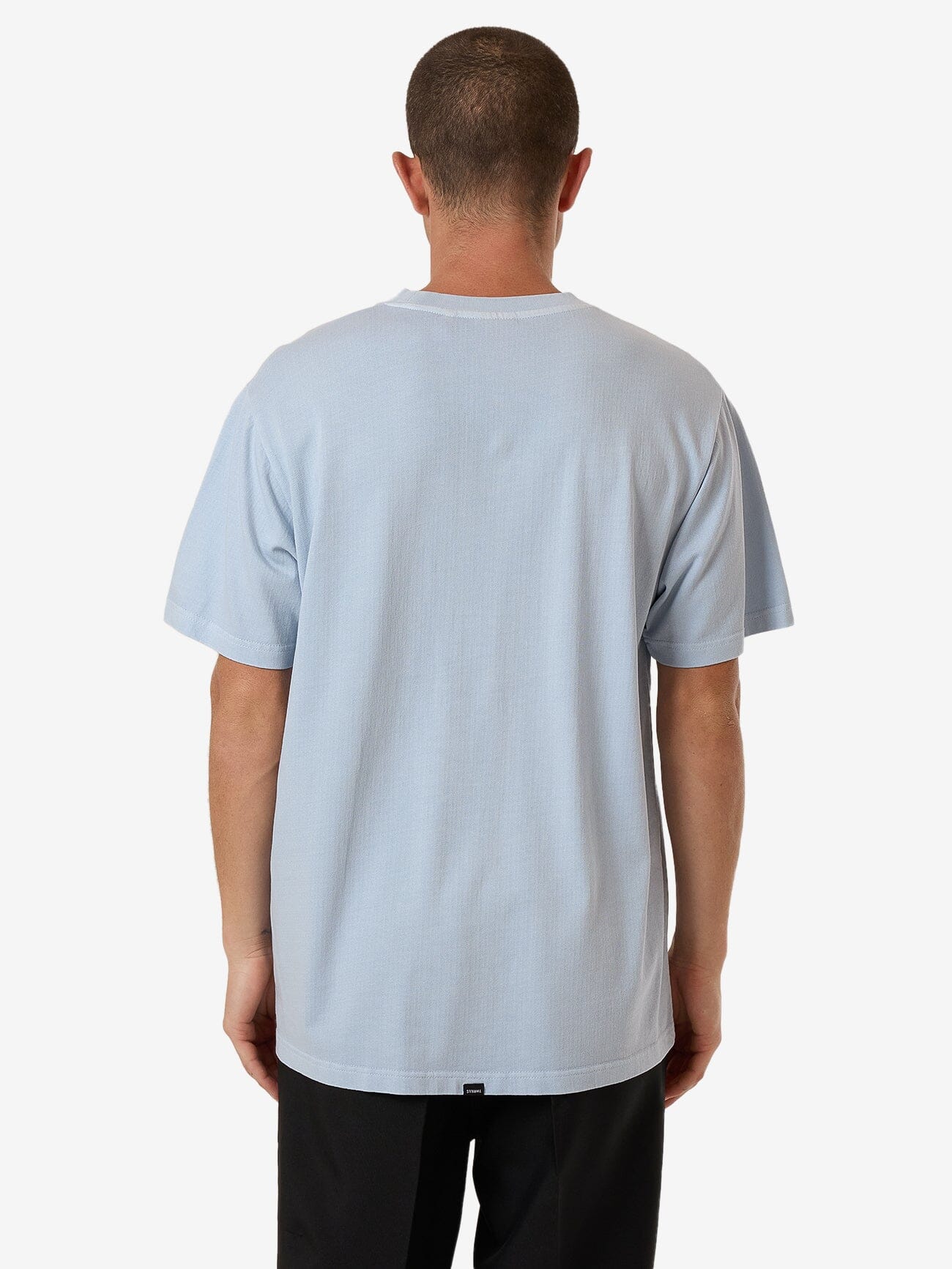 Two Sides Merch Fit Tee - Baby Blue XS