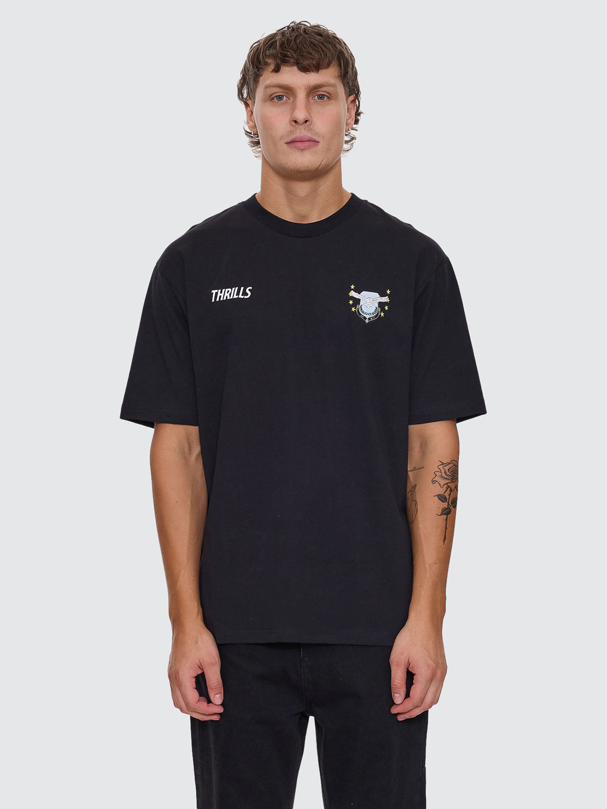 Centennial Oversize Fit Tee - Black