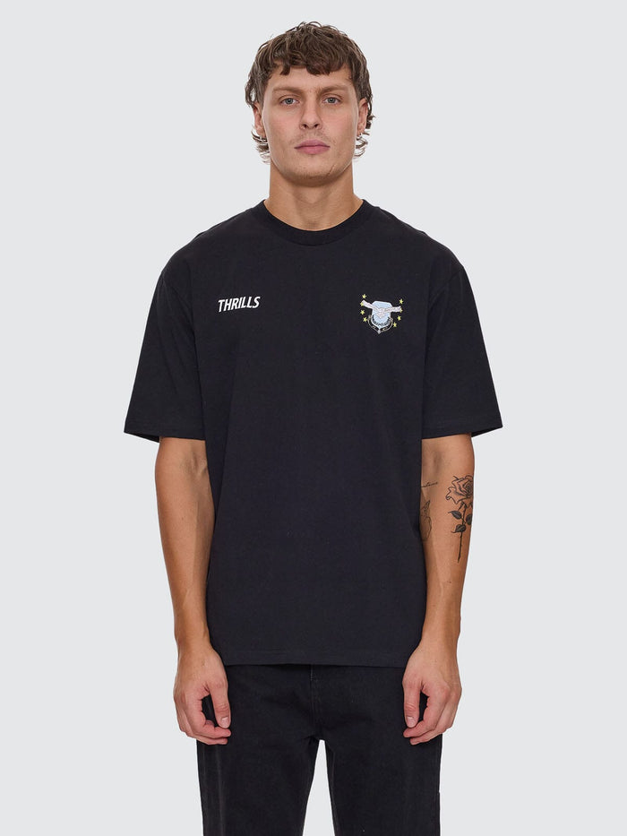 Centennial Oversize Fit Tee - Black