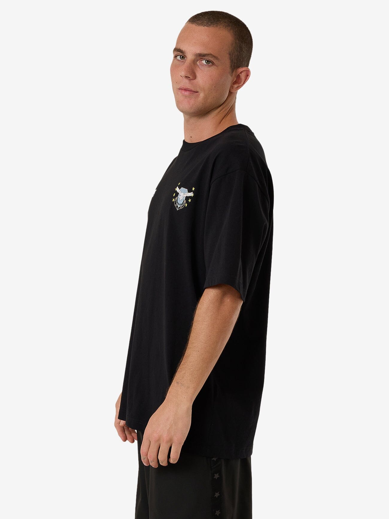 Centennial Oversize Fit Tee - Black XS