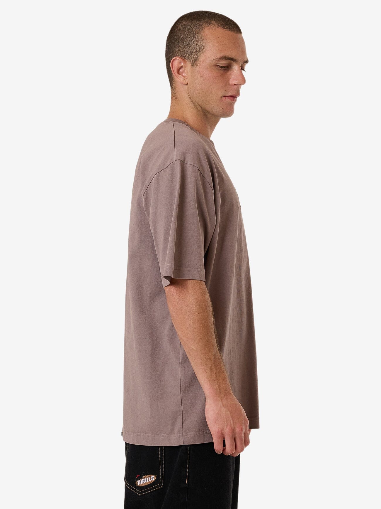 Double Meaning Oversize Fit Tee - Dove