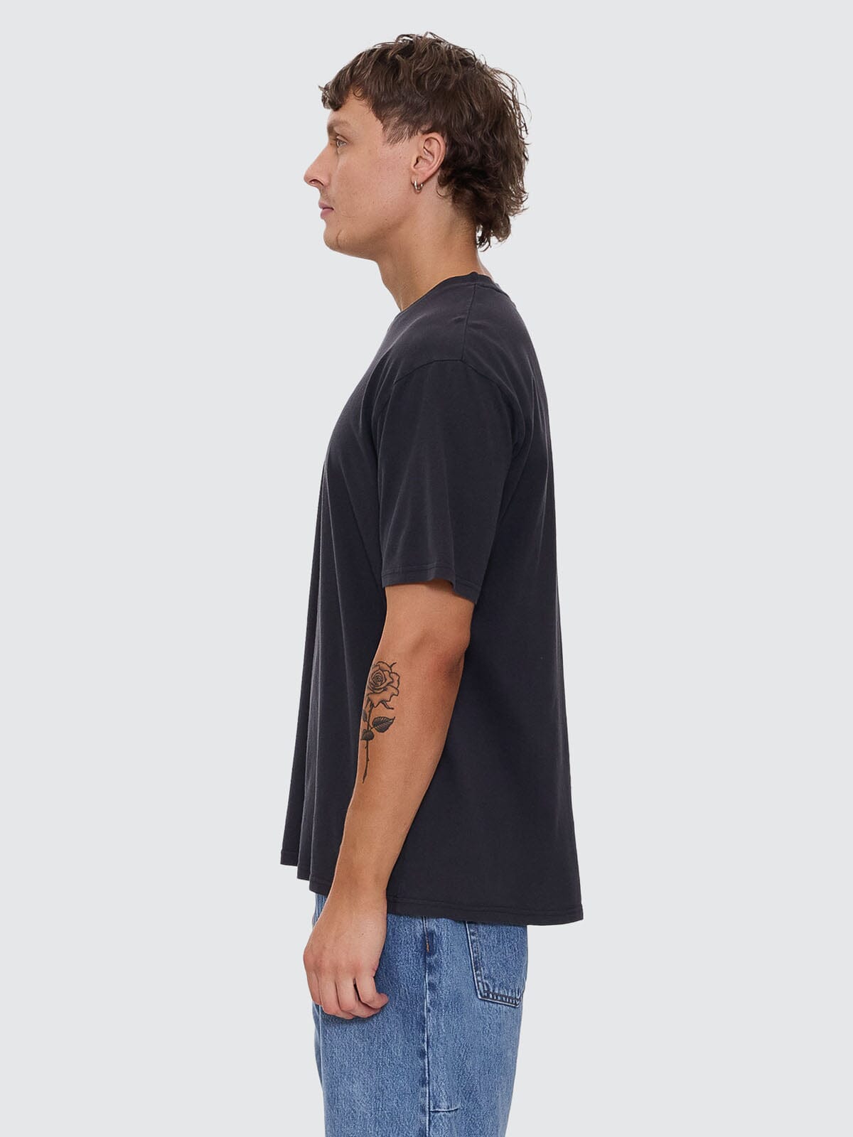 Insomnia Oversize Fit Tee - Washed Black