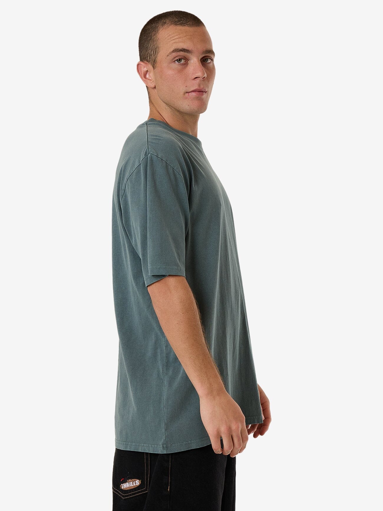 All Relatable Oversize Fit Tee - Stormy Sea XS