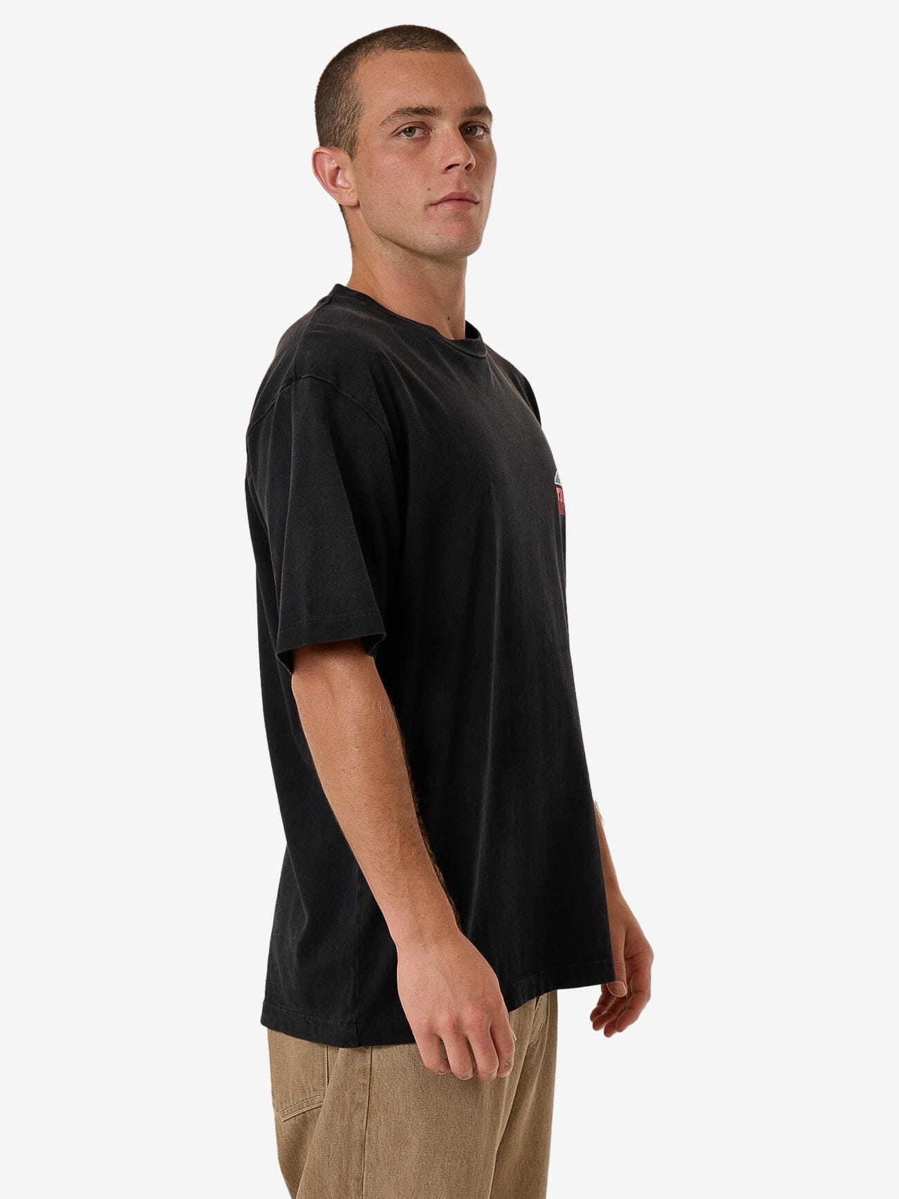 Beyond The Hills Oversize Fit Tee - Black Fade XS