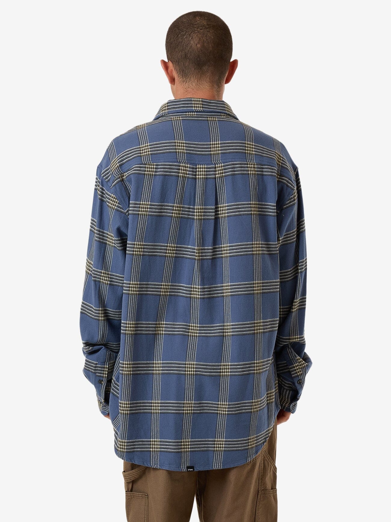 Heavy Times Flannel Shirt - Light Petrol XS