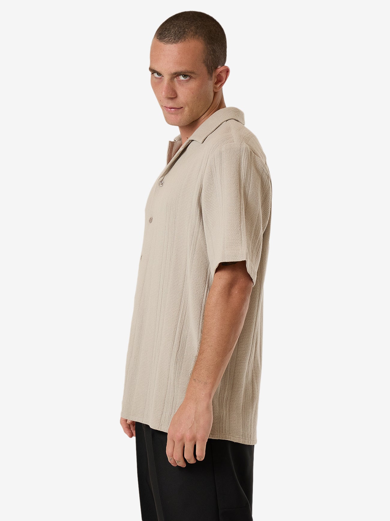 Evolution Bowling Shirt - Fog