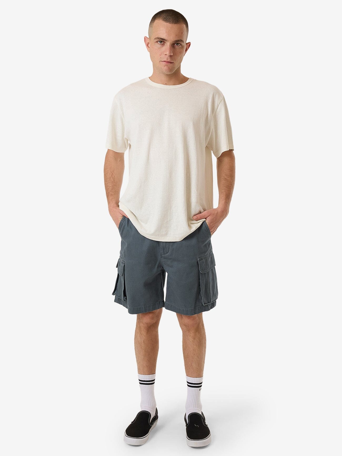 Slacker Union Cargo Short - Black 28